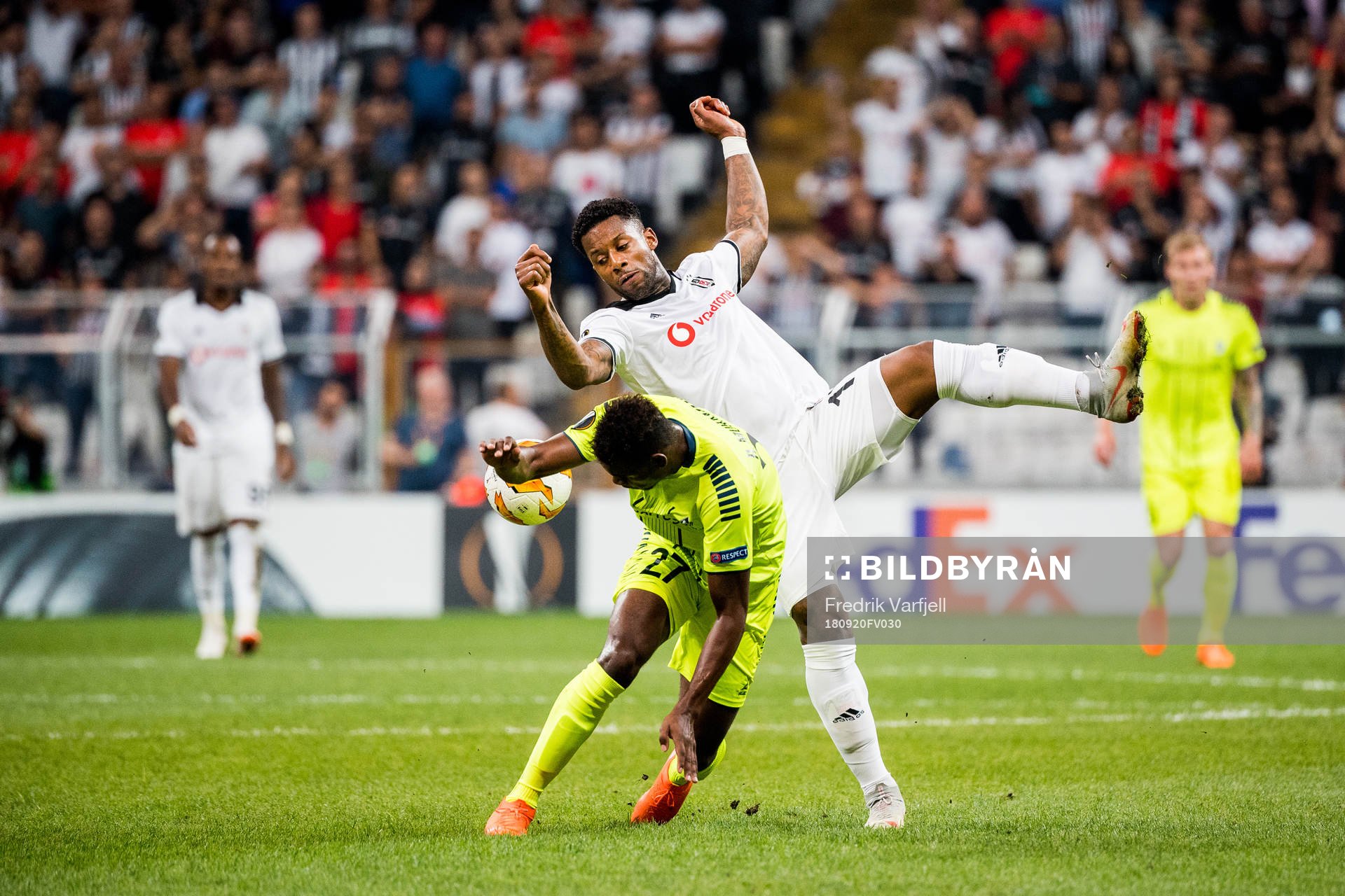 Rashad Muhammed of Sarpsborg 08 and Jeremain Marciano Lens