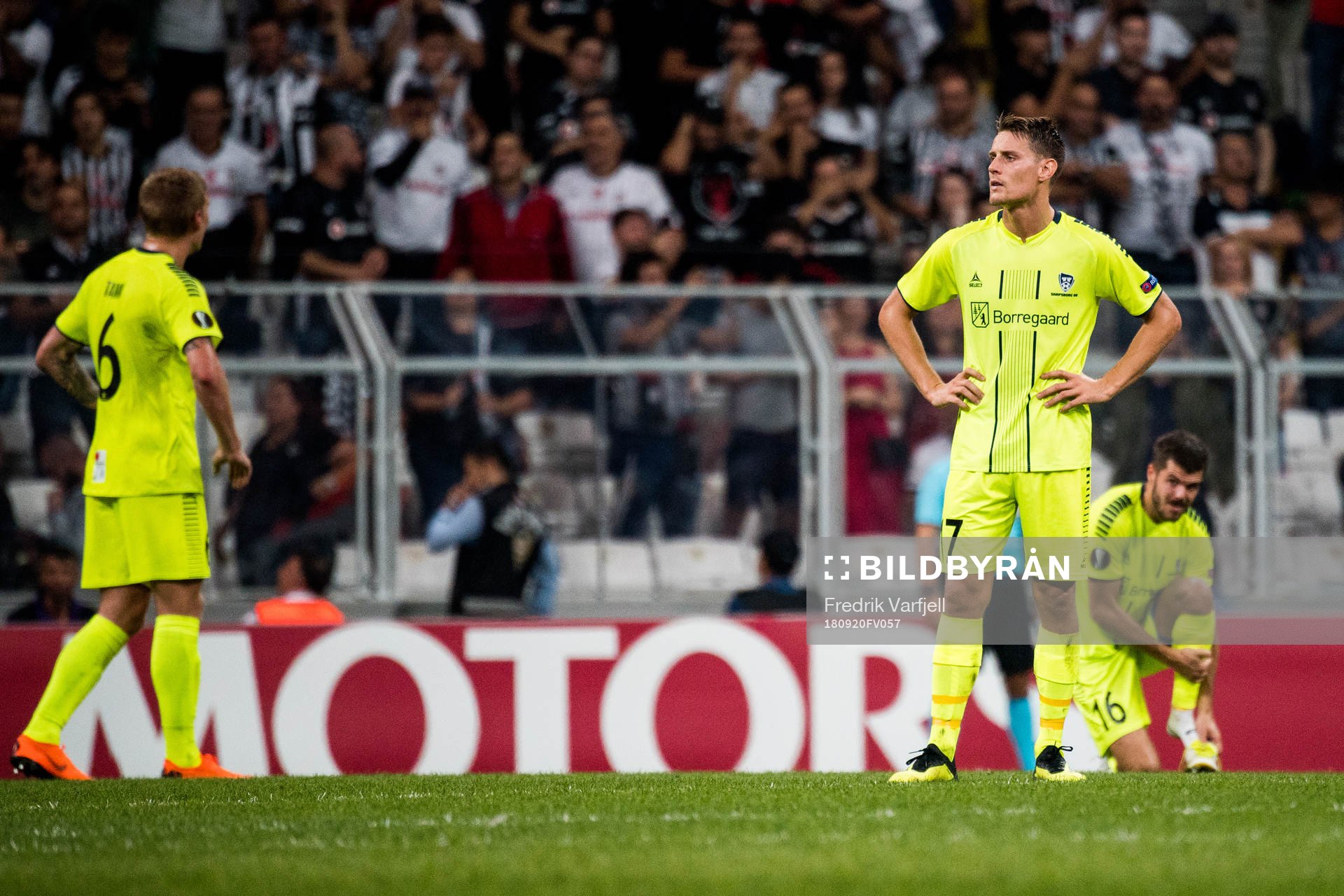 Kristoffer Zachariassen of Sarpsborg 08 looks dejected