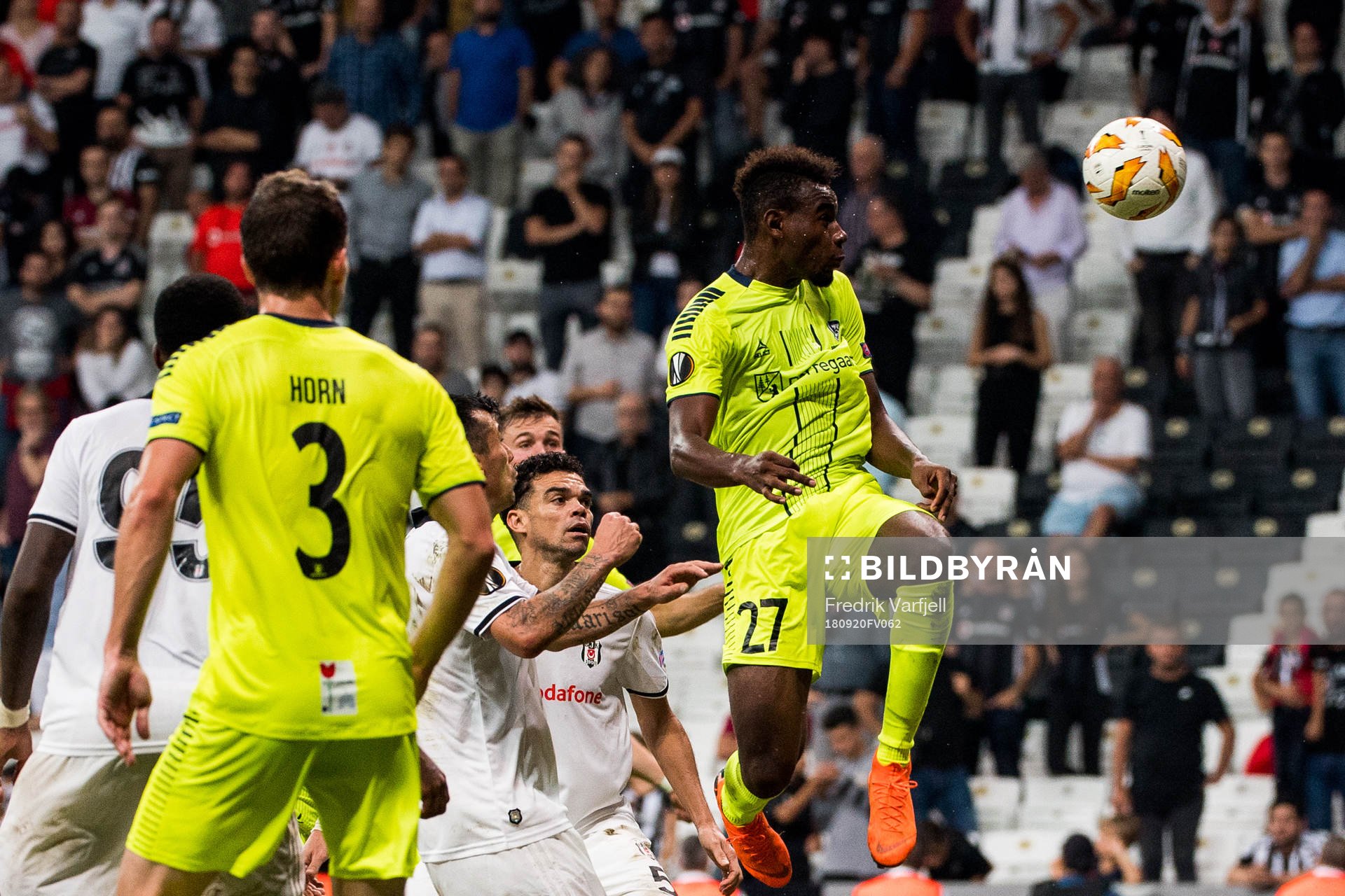 Rashad Muhammed of Sarpsborg 08 with a chance