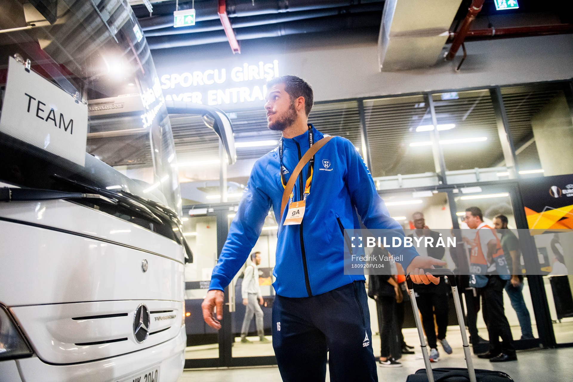 Joachim Thomassen of Sarpsborg 08 after the Europa League match between Besiktas and Sarpsborg 08 on September 20, 2018 in Istanbul.