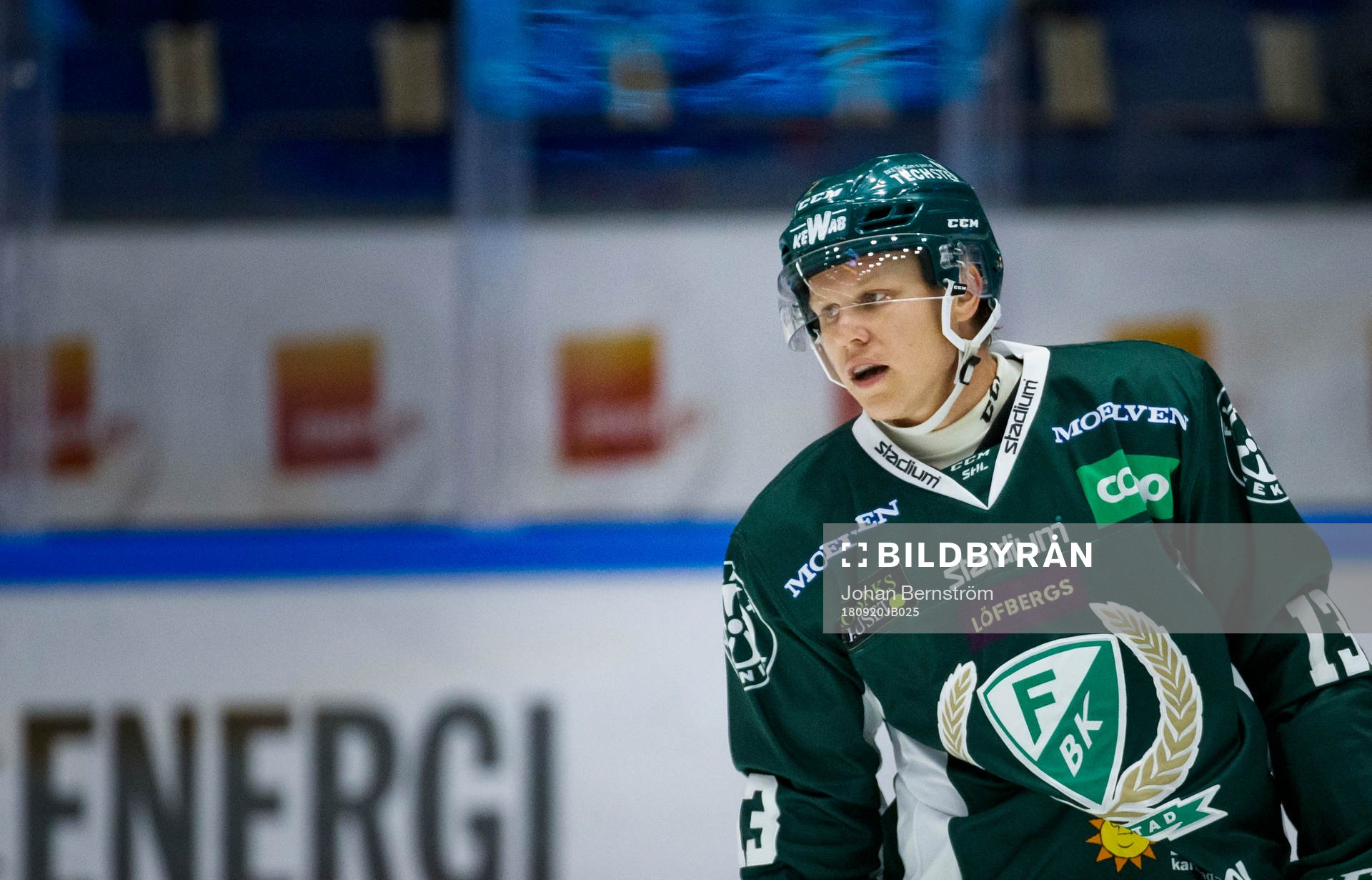 Färjestads Daniel Viksten deppar