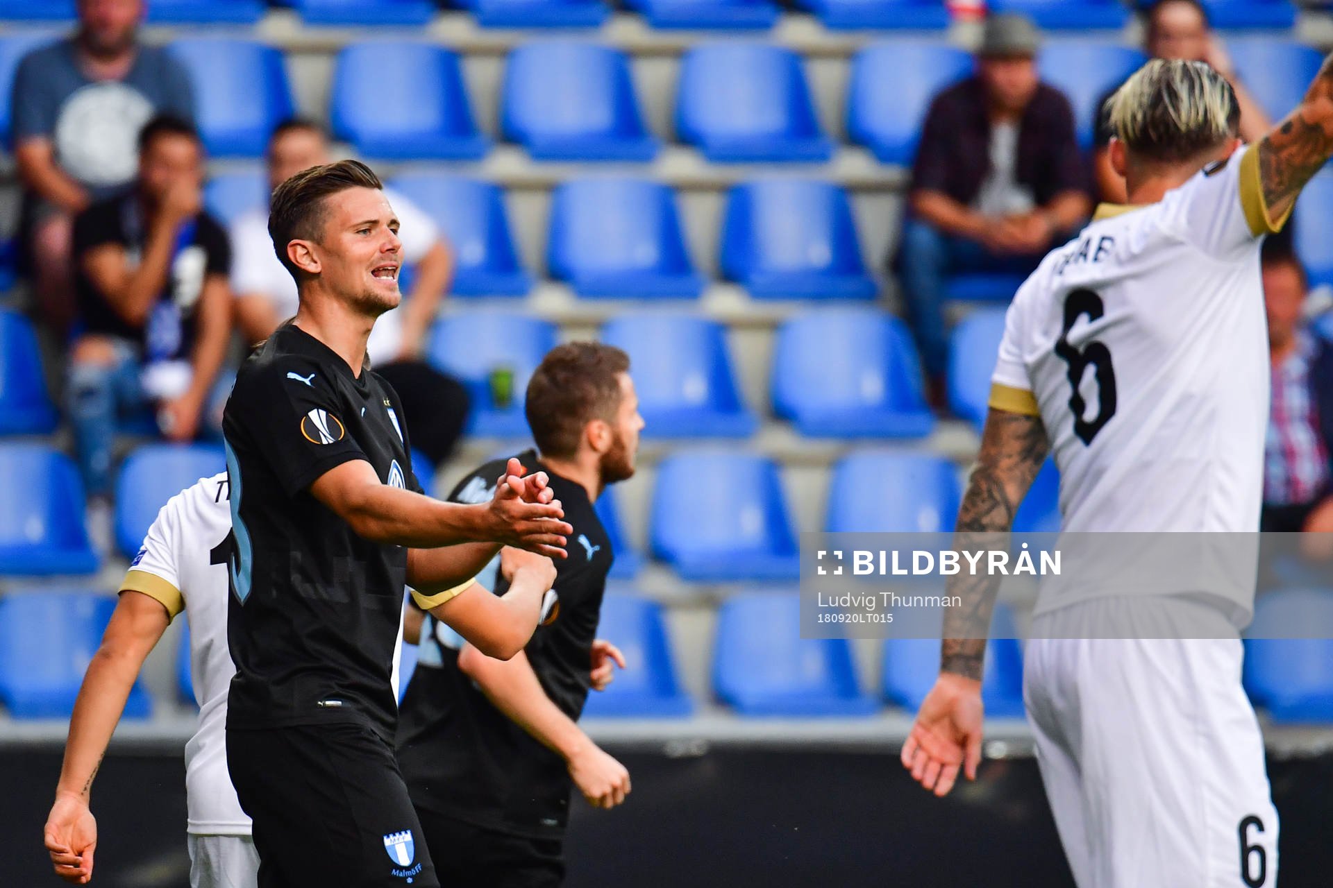 Marcus Antonsson of Malmö FF looks dejected