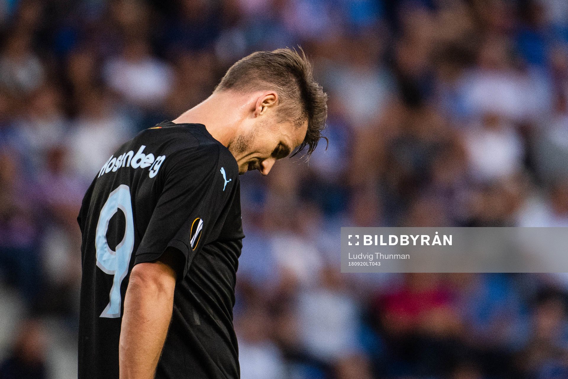 Markus Rosenberg of Malmö FF looks dejected
