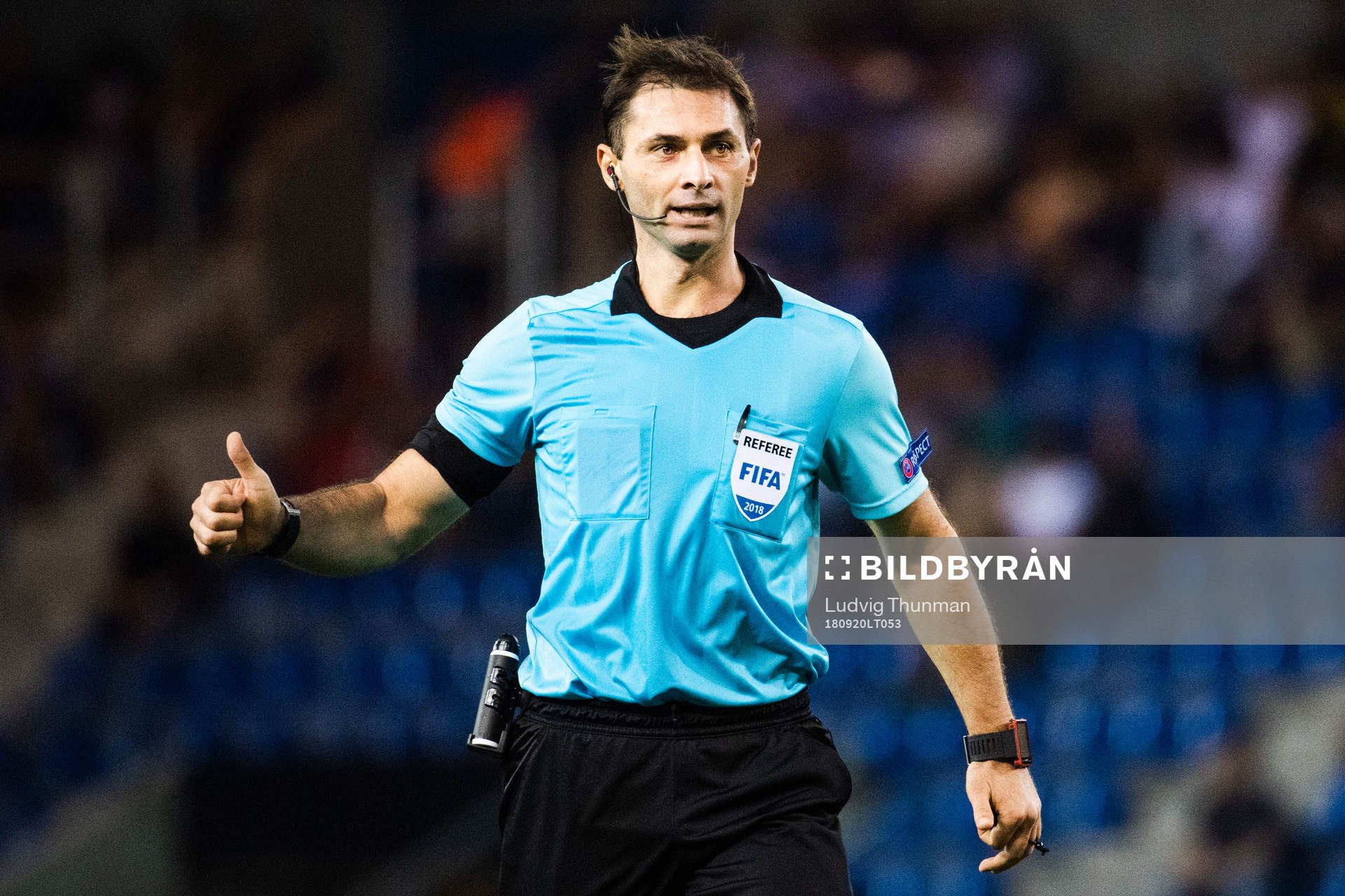 Referee Aleksei Eskov