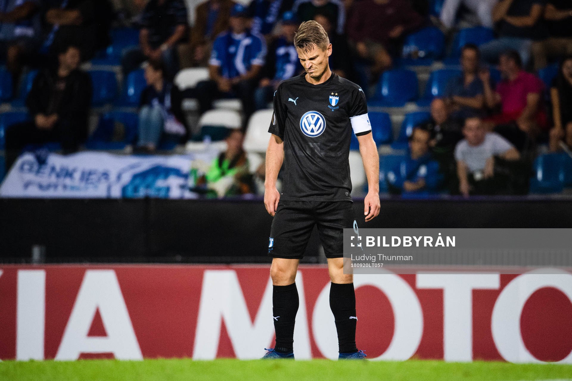 Markus Rosenberg of Malmö FF looks dejected