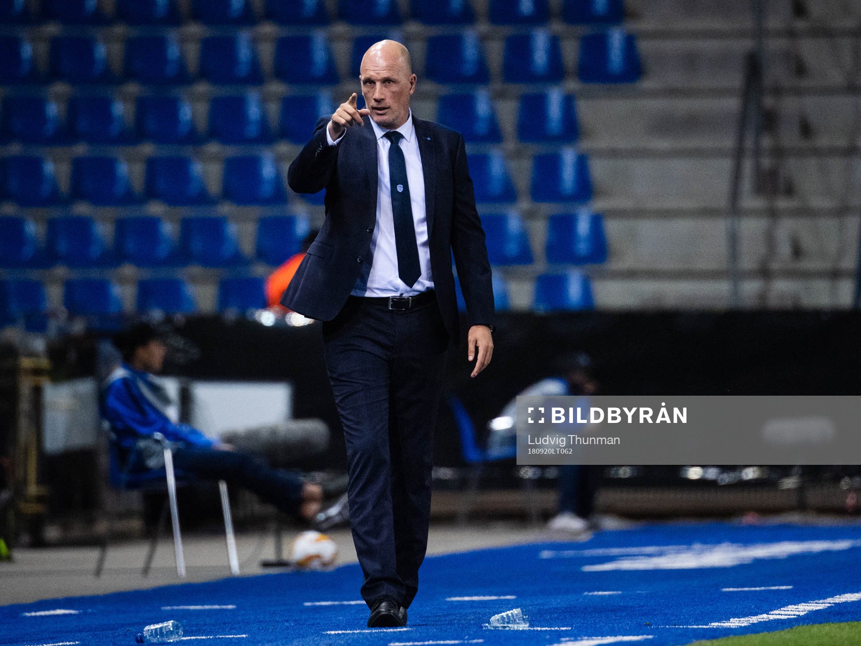 head coach Philippe Clement of Genk during the Europa League group stage match between Genk and Malmö FF on September 20, 2018 in Genk.