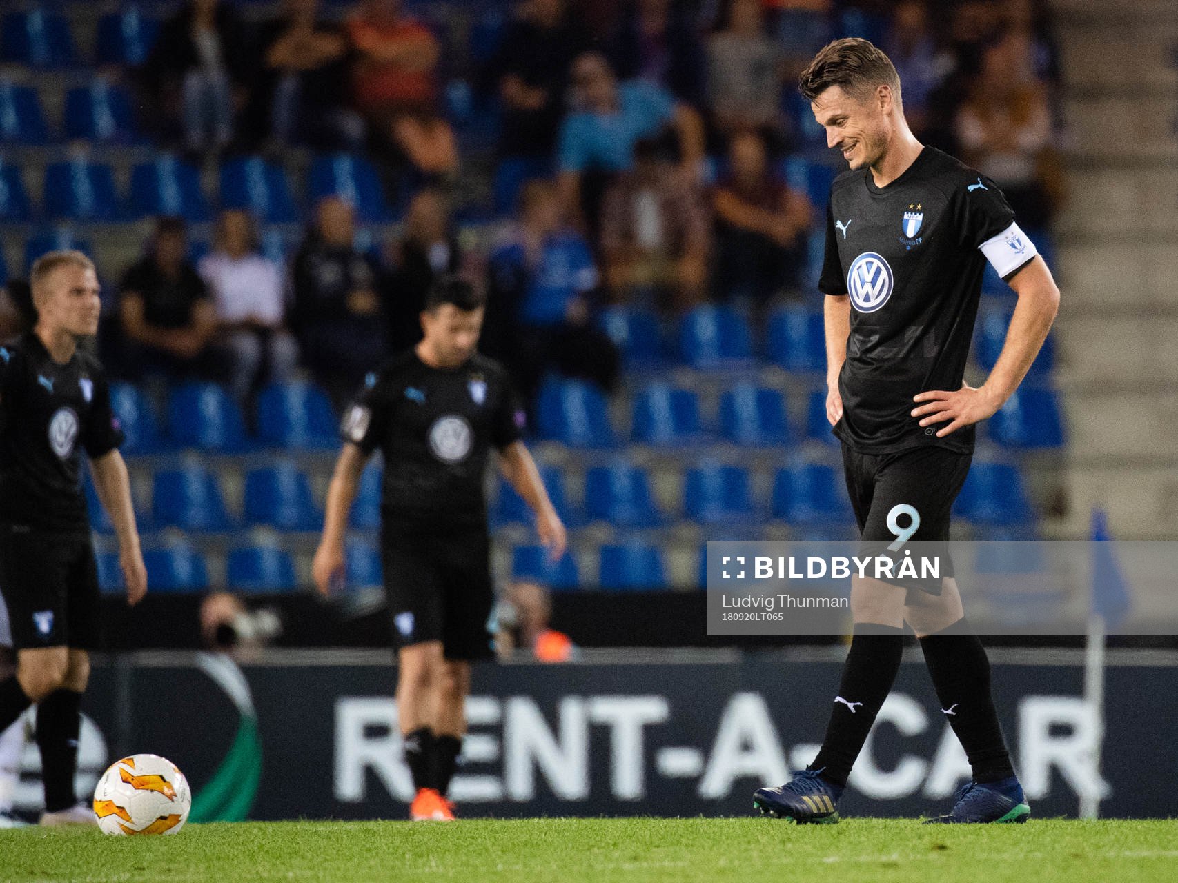 Markus Rosenberg of Malmö FF looks dejected