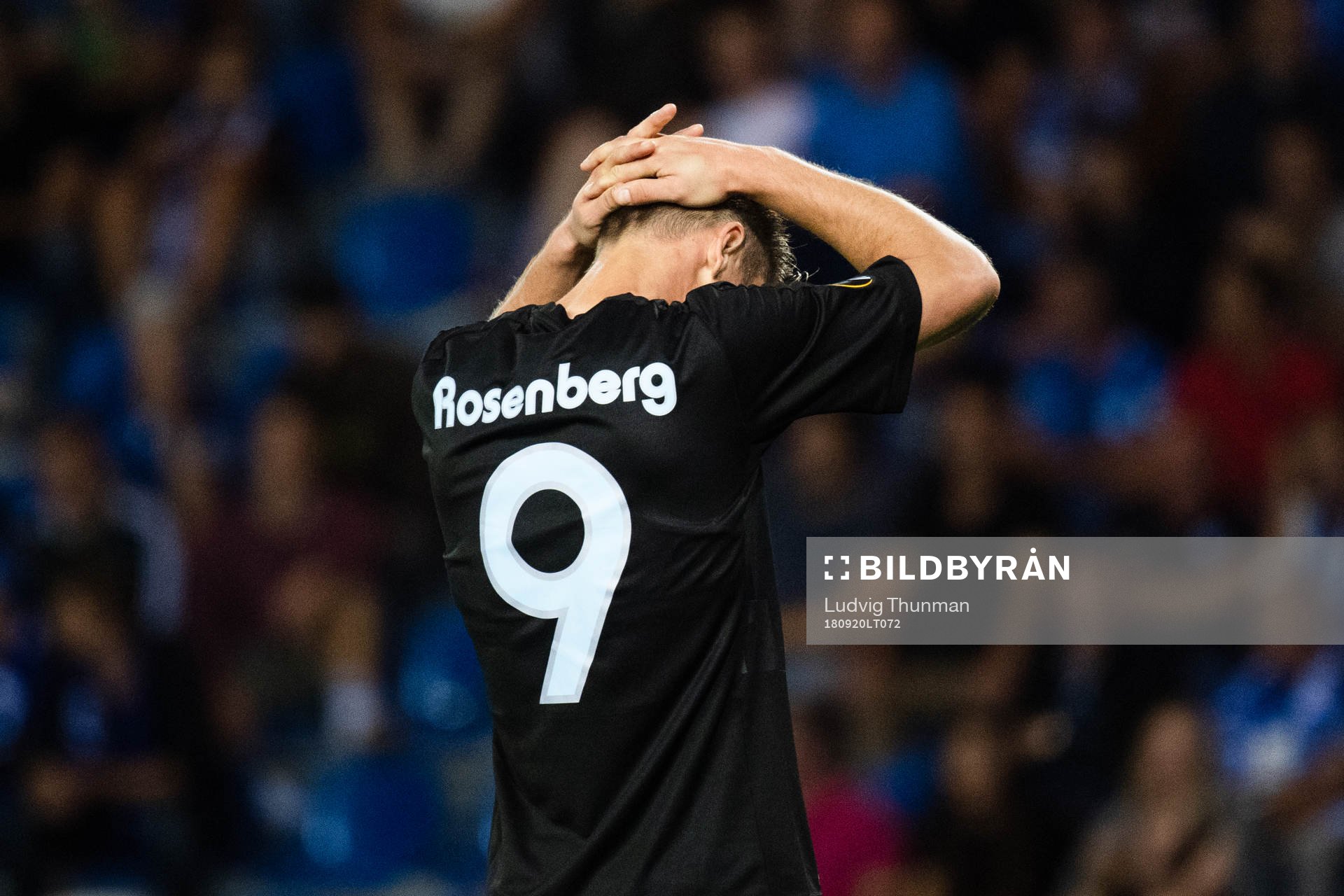 Markus Rosenberg of Malmö FF looks dejected