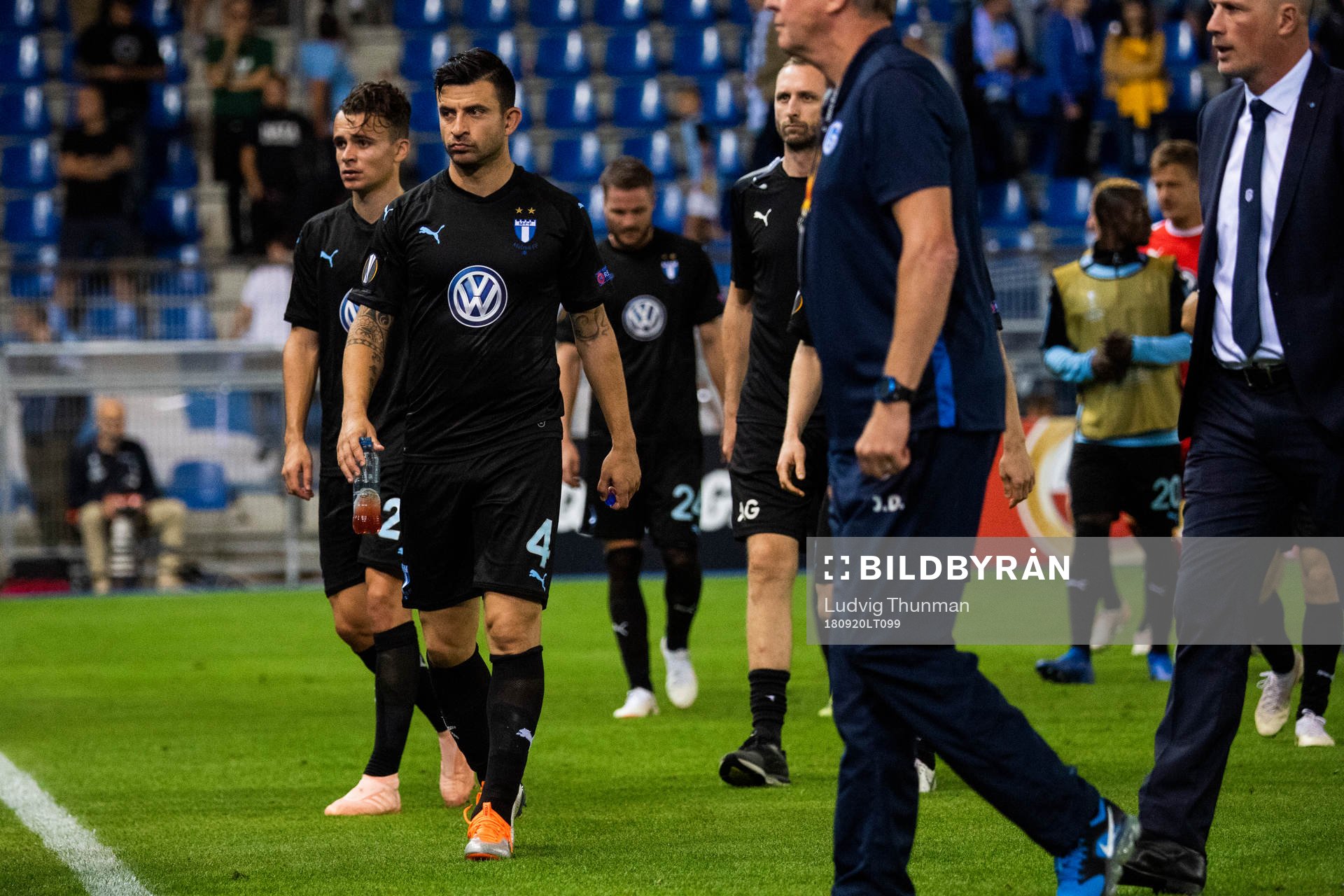 Andreas Vindheim and Behrang Safari looks dejected