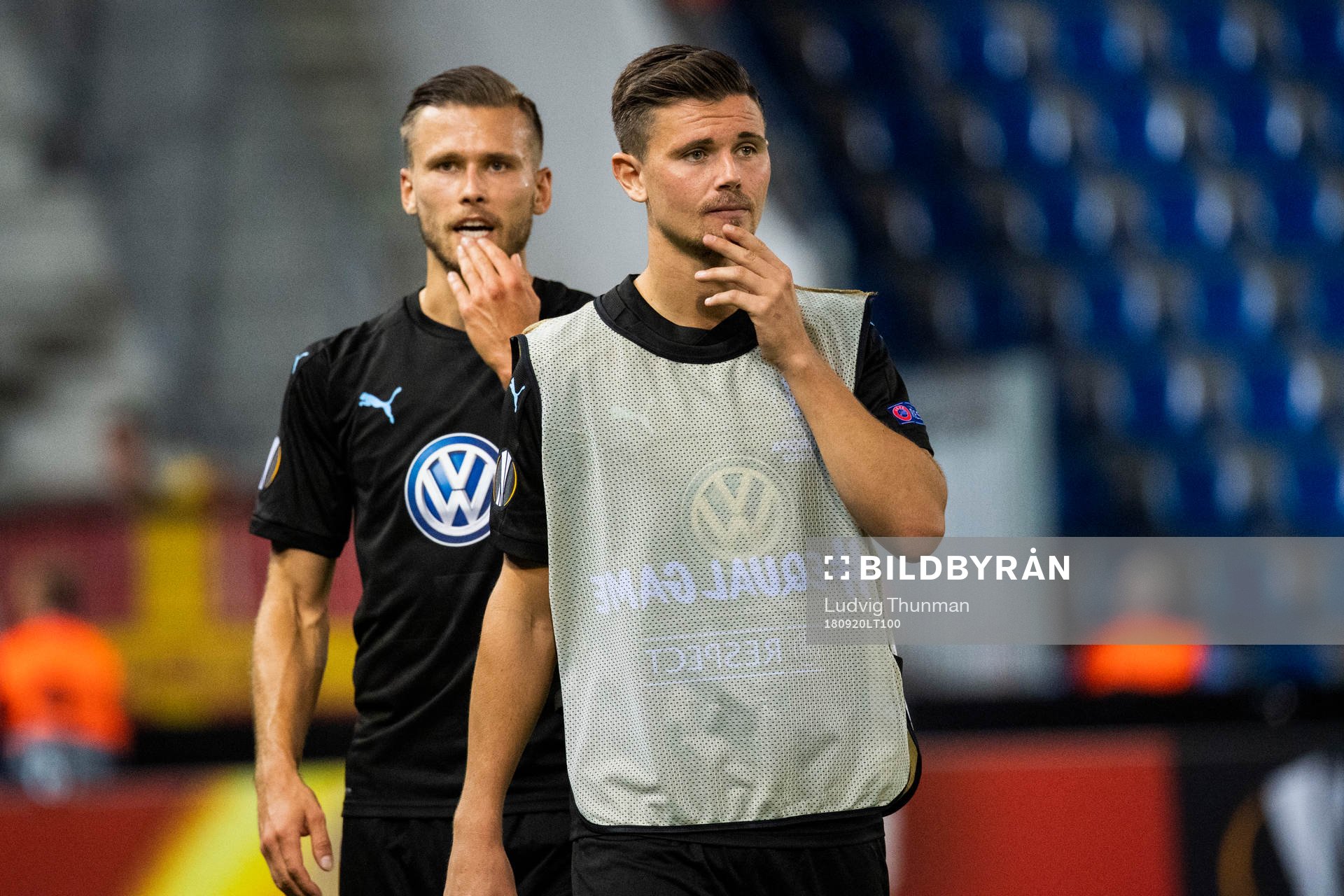 Arnór Ingvi Traustason and Marcus Antonsson of Malmö FF