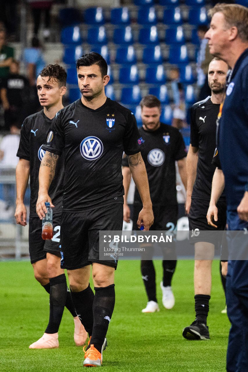 Andreas Vindheim and Behrang Safari looks dejected