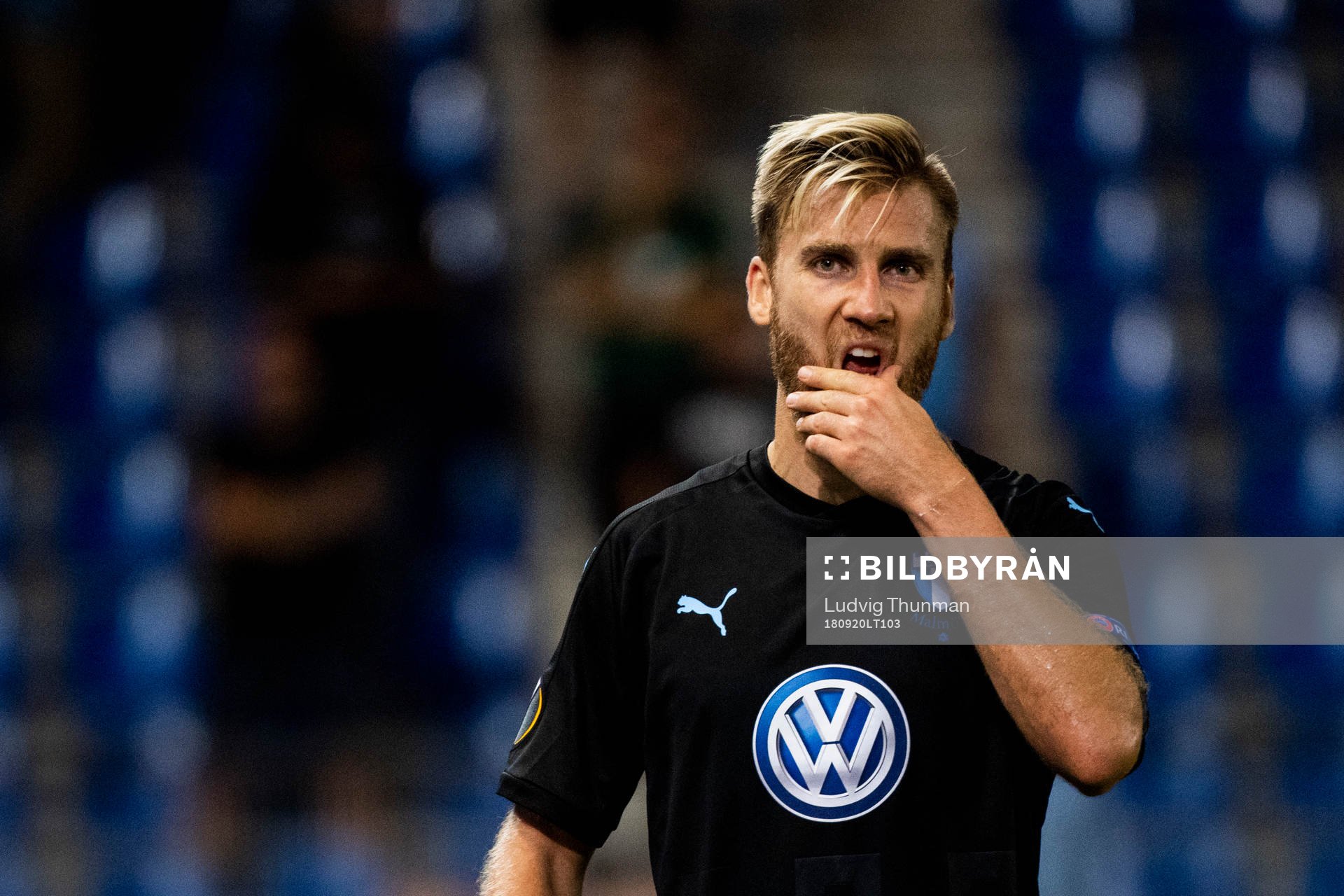 Rasmus Bengtsson looks dejected