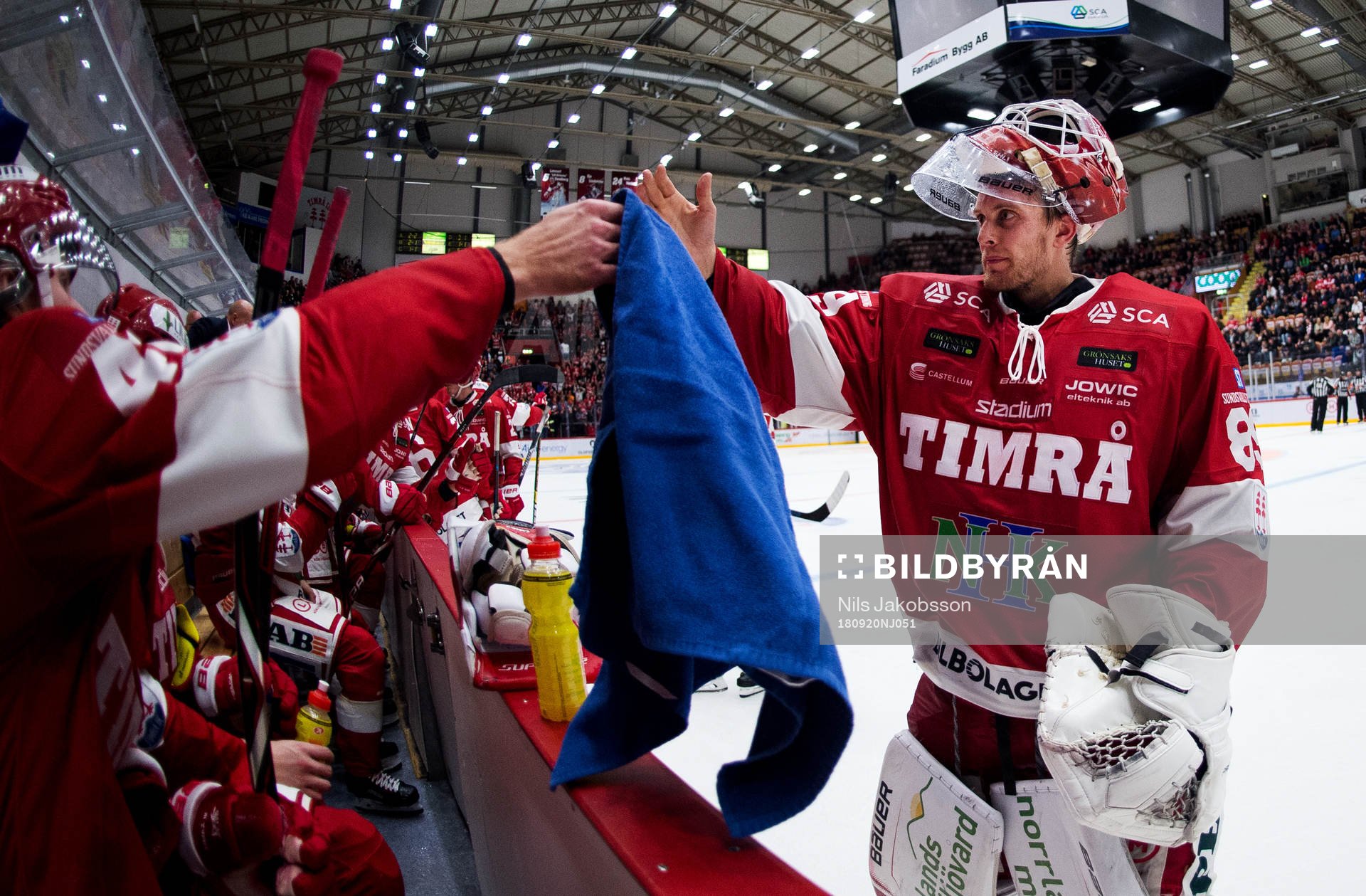 Timrås målvakt Niklas Svedberg
