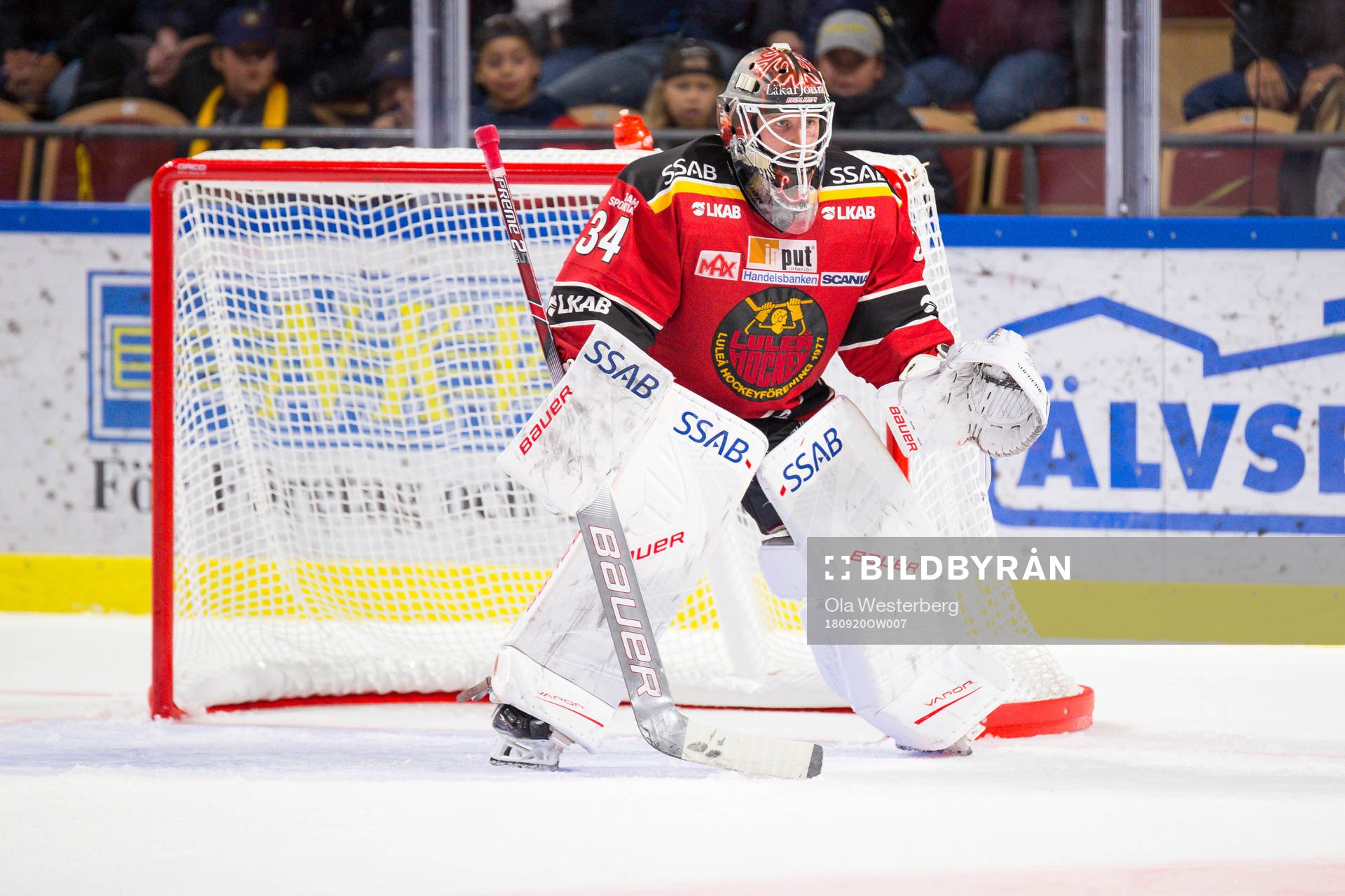 Luleås målvakt Joel Lassinatti