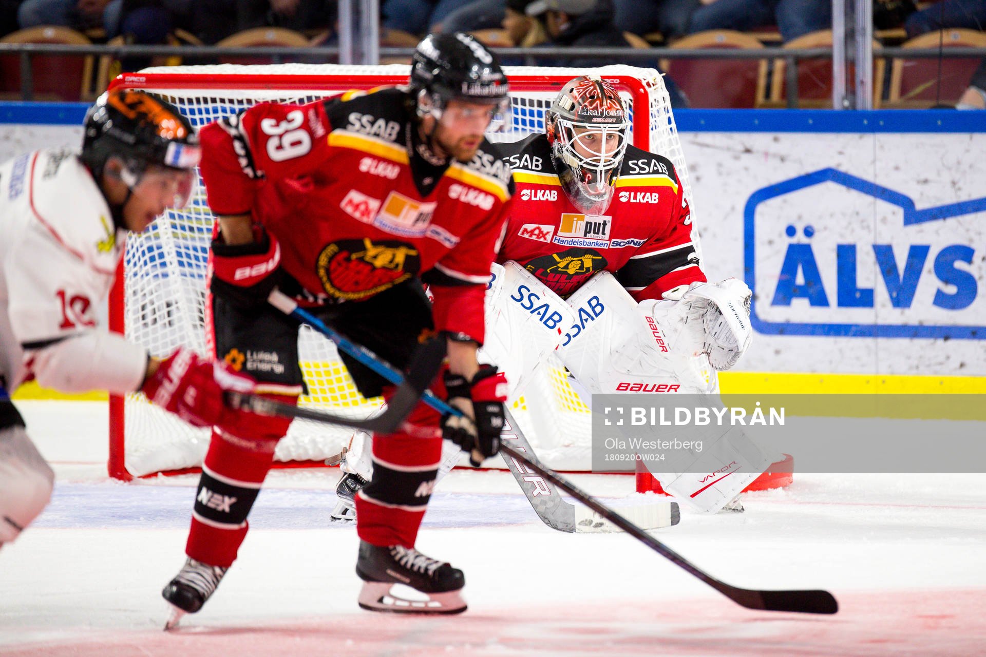 Luleås målvakt Joel Lassinatti