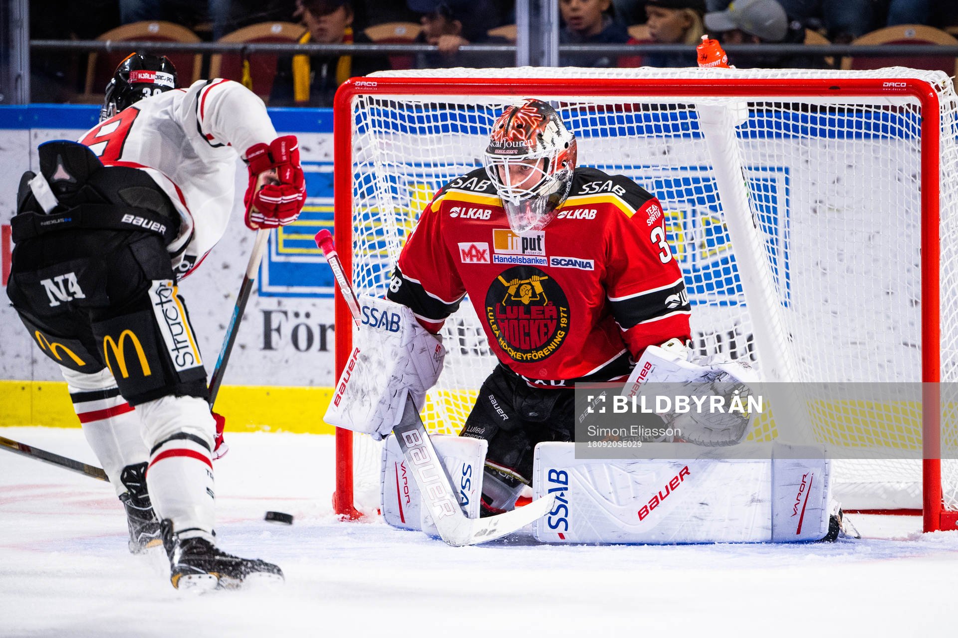 Luleås målvakt Joel Lassinatti
