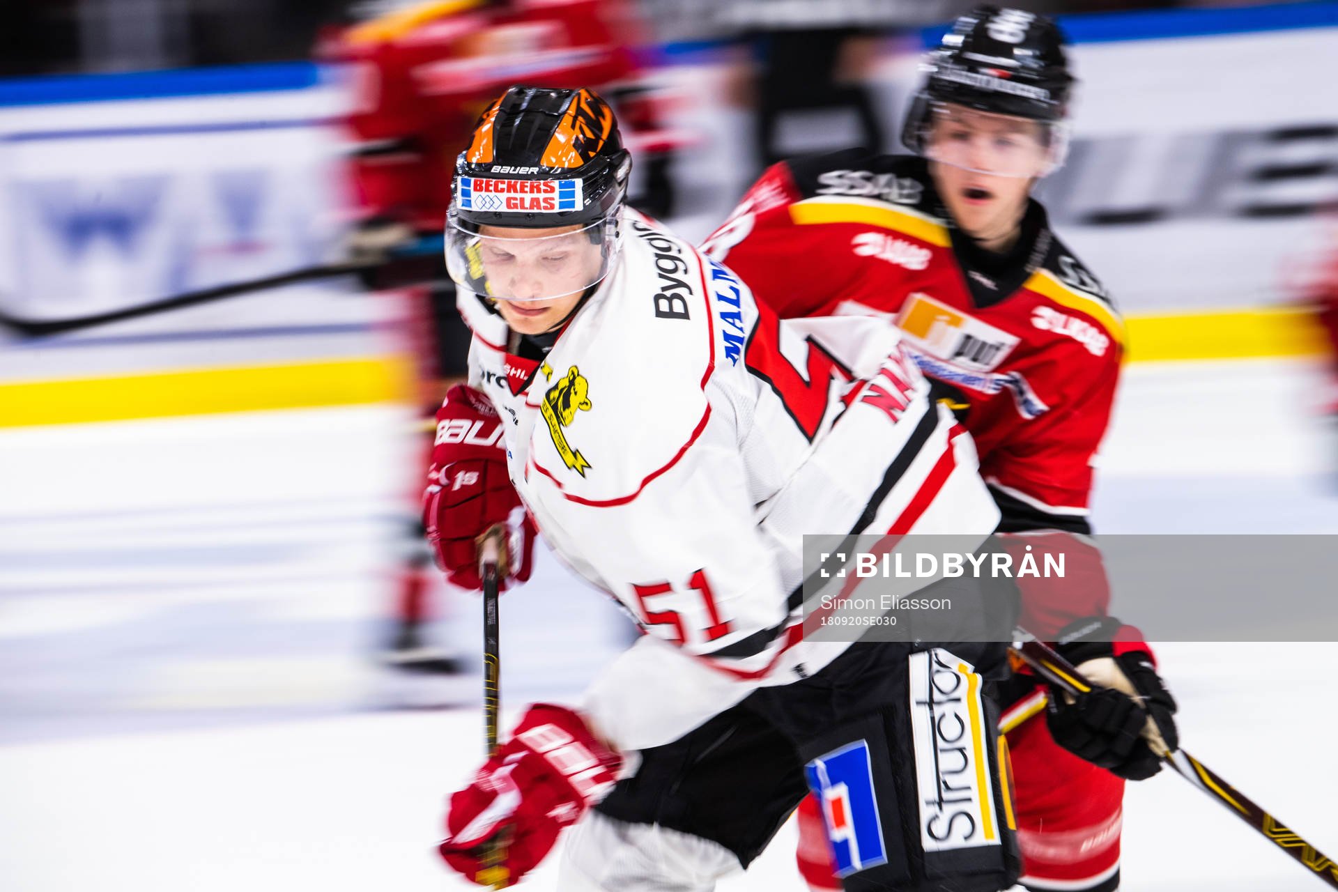 Örebros Kristian Näkyvä och Luleås Nils Lundkvist