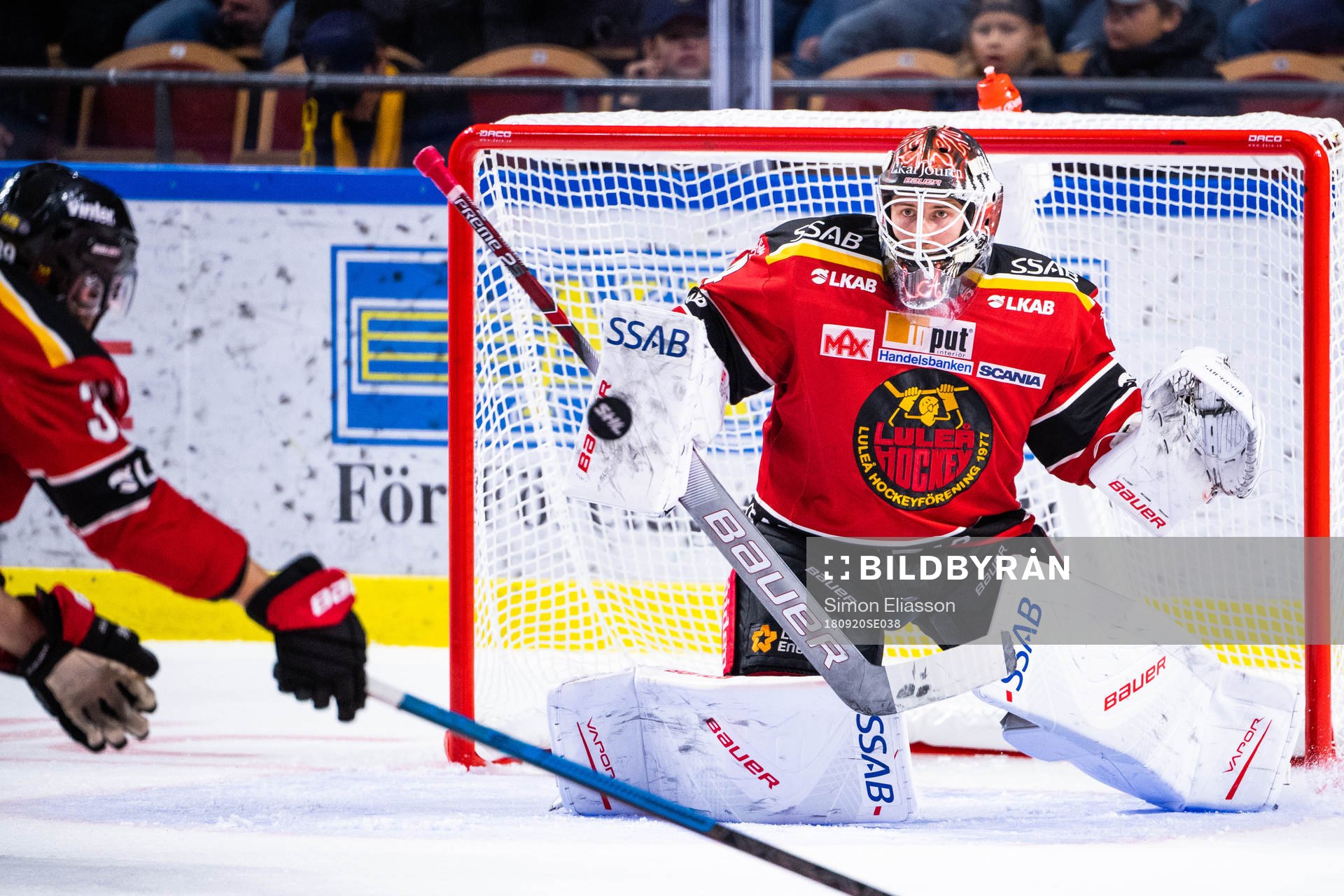 Luleås målvakt Joel Lassinatti
