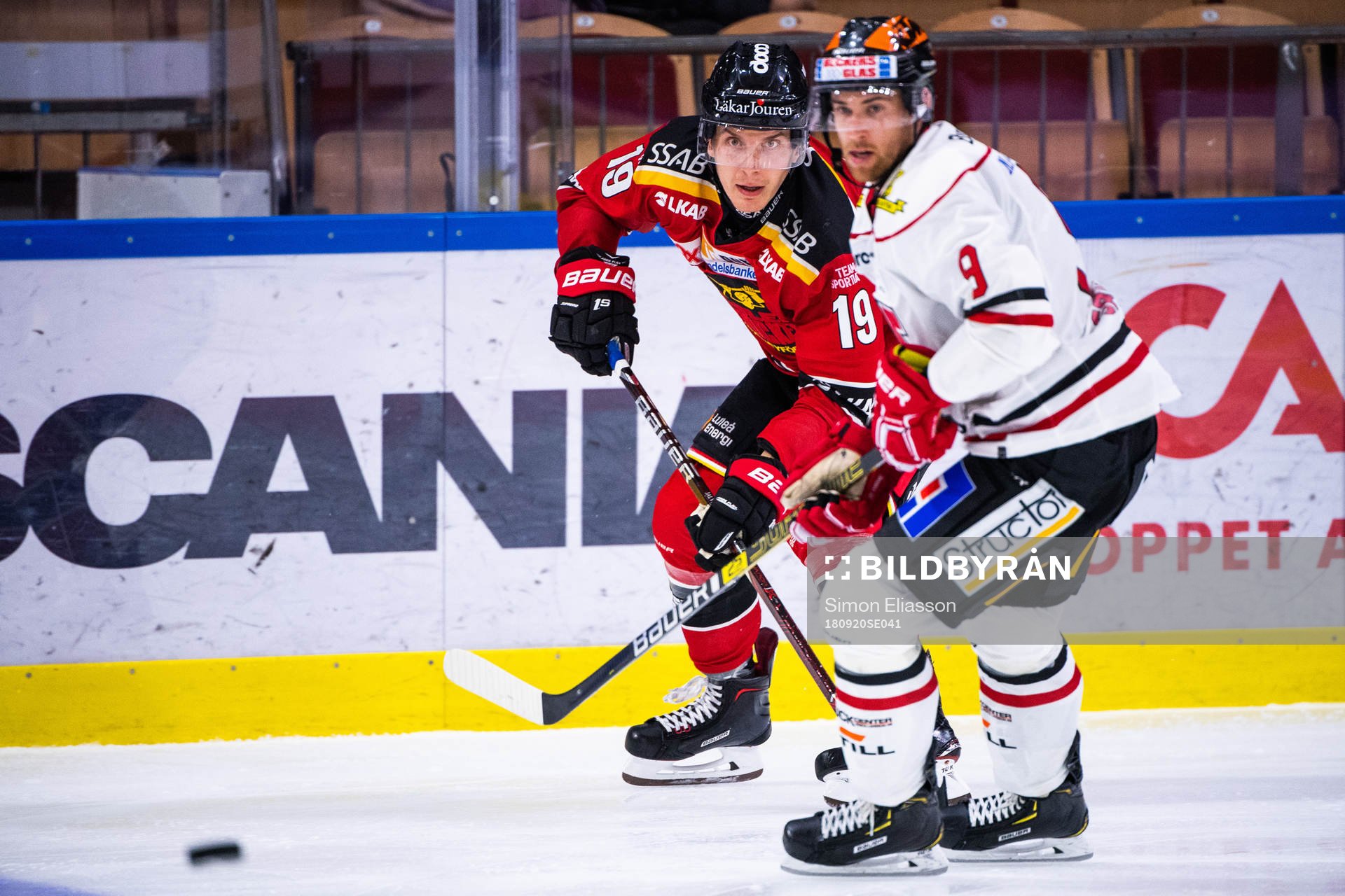 Luleås Joonas Jalvanti och Örebros Tylor Spink