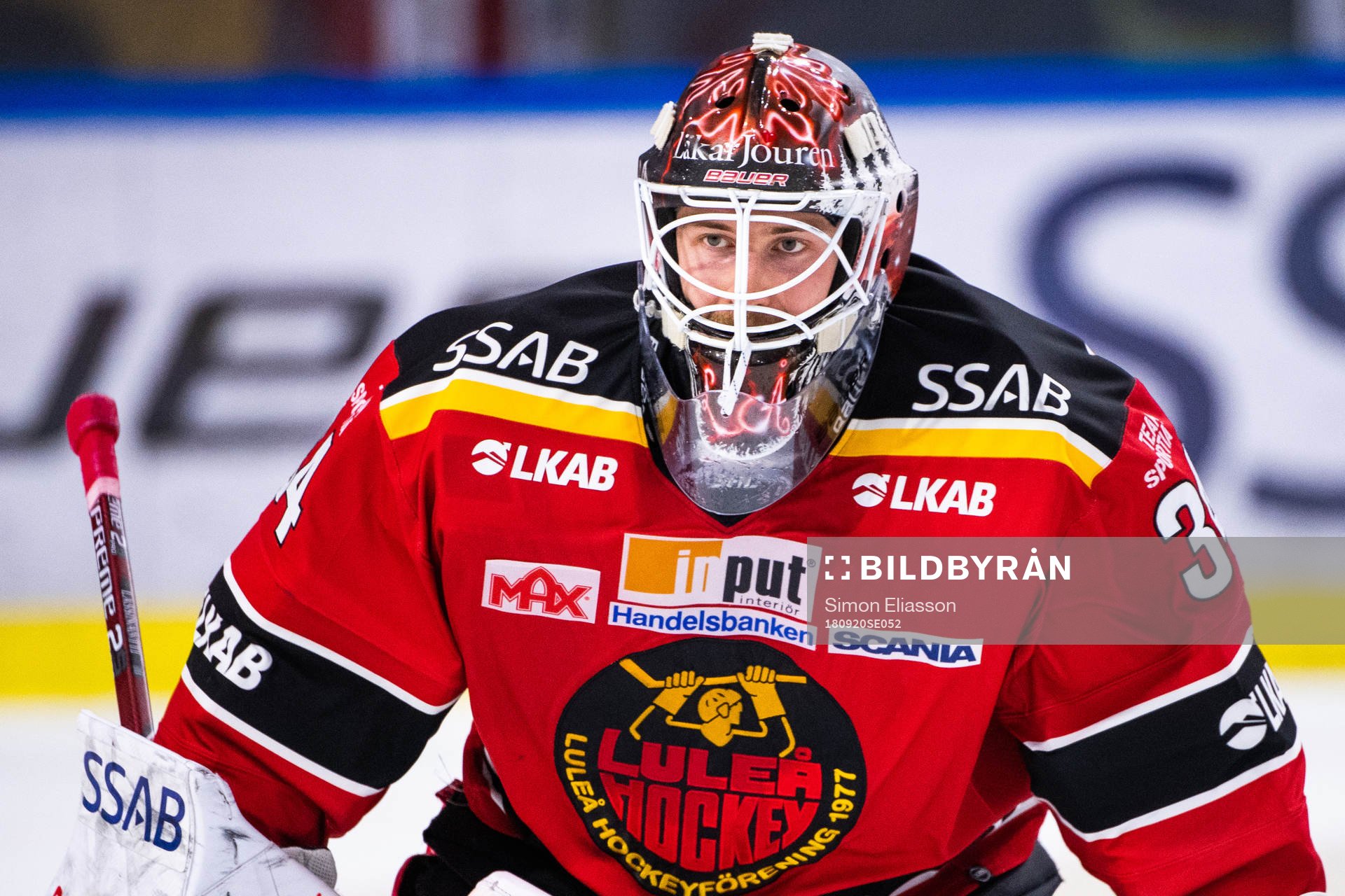 Luleås målvakt Joel Lassinatti