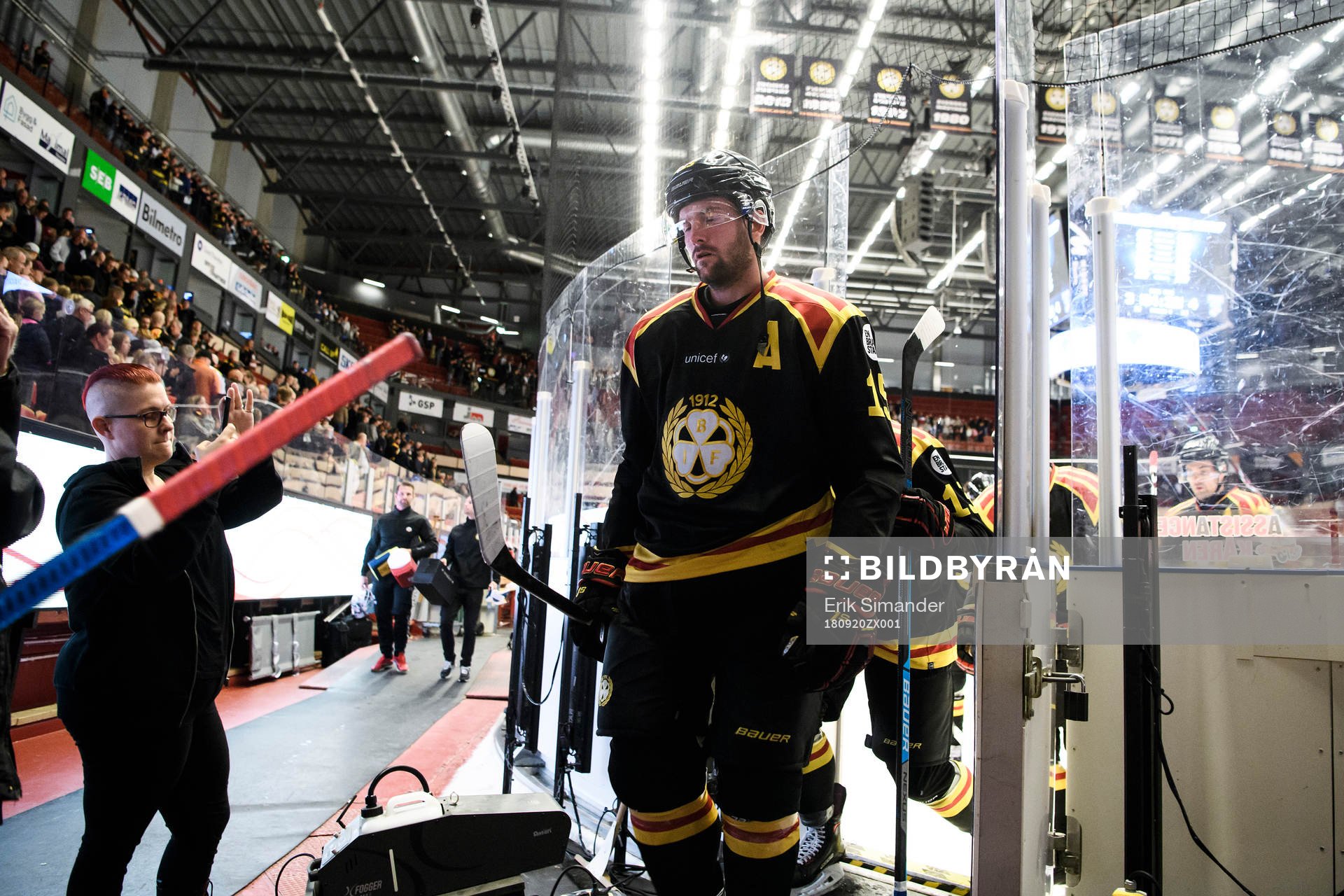 Brynäs Simon Bertilsson deppar