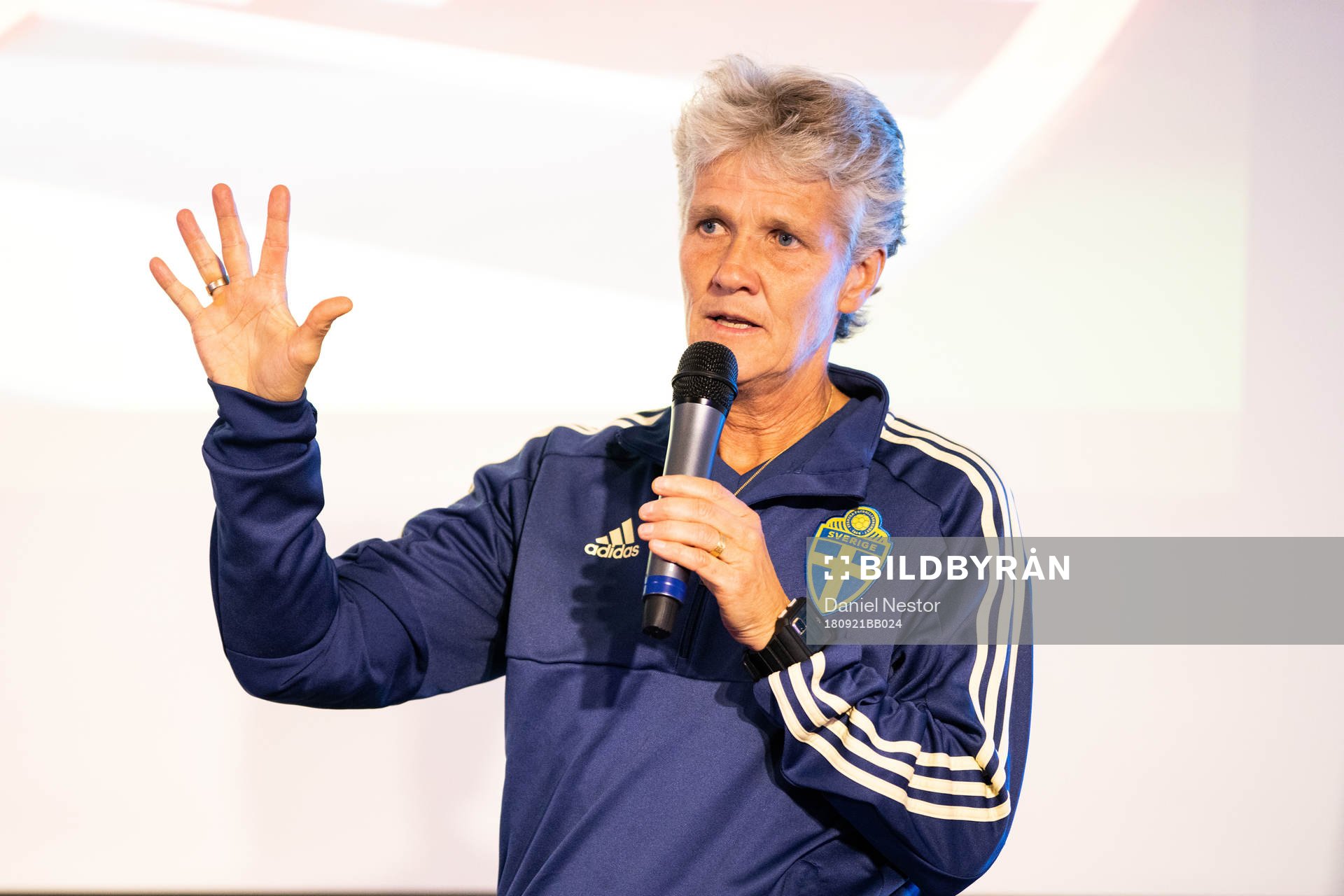 Sveriges förbundskapten Pia Sundhage