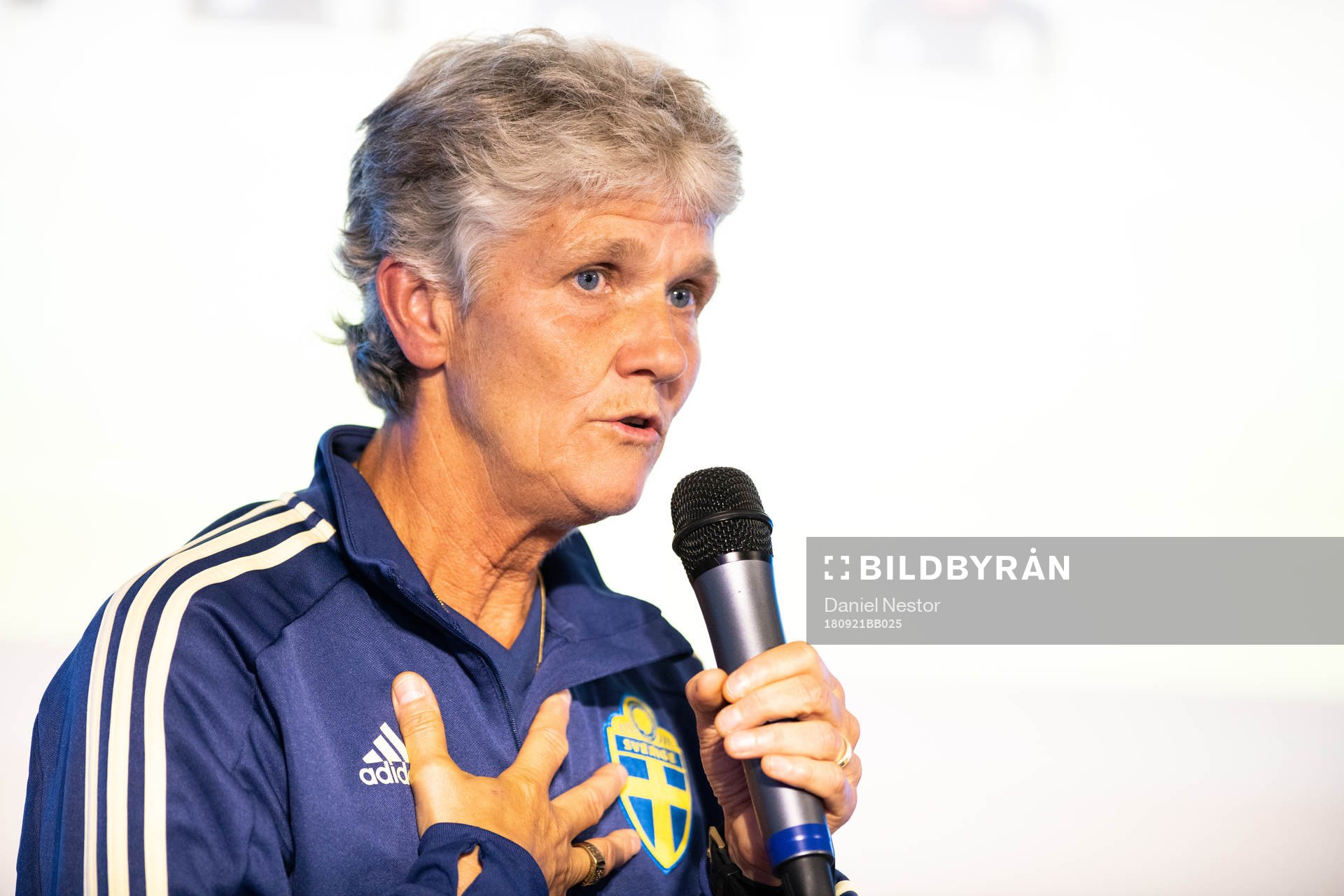 Sveriges förbundskapten Pia Sundhage