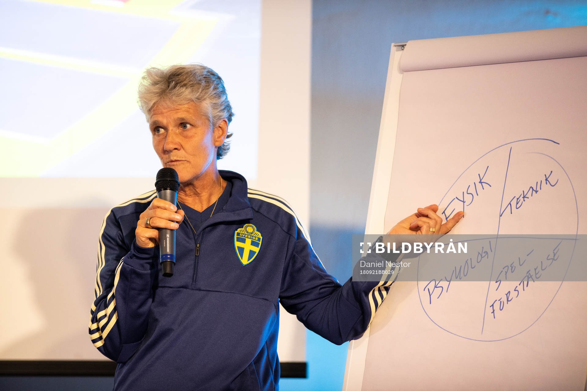 Sveriges förbundskapten Pia Sundhage