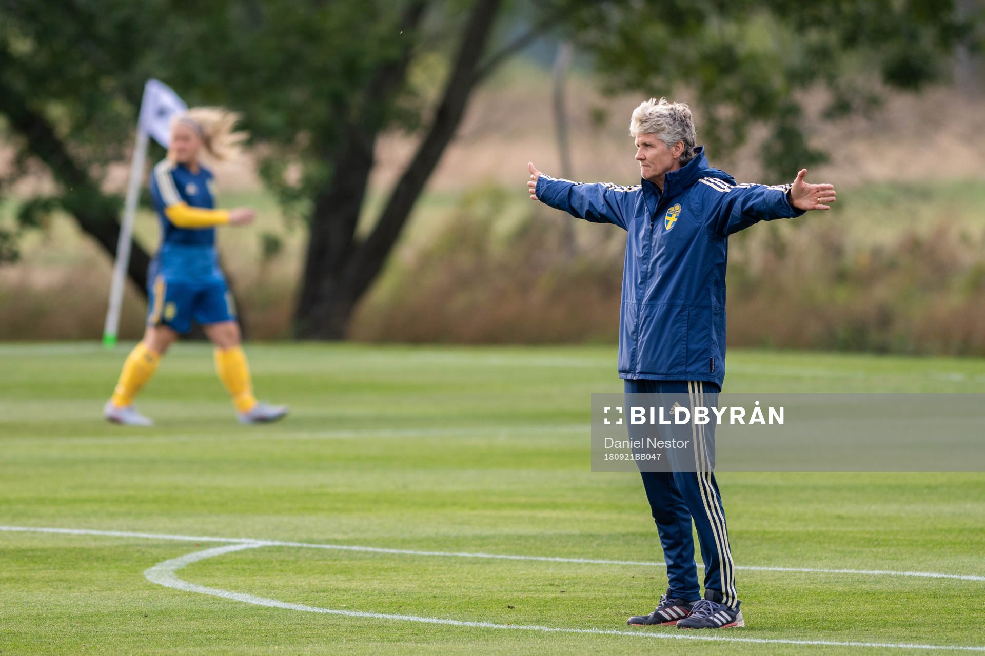 Sveriges förbundskapten Pia Sundhage
