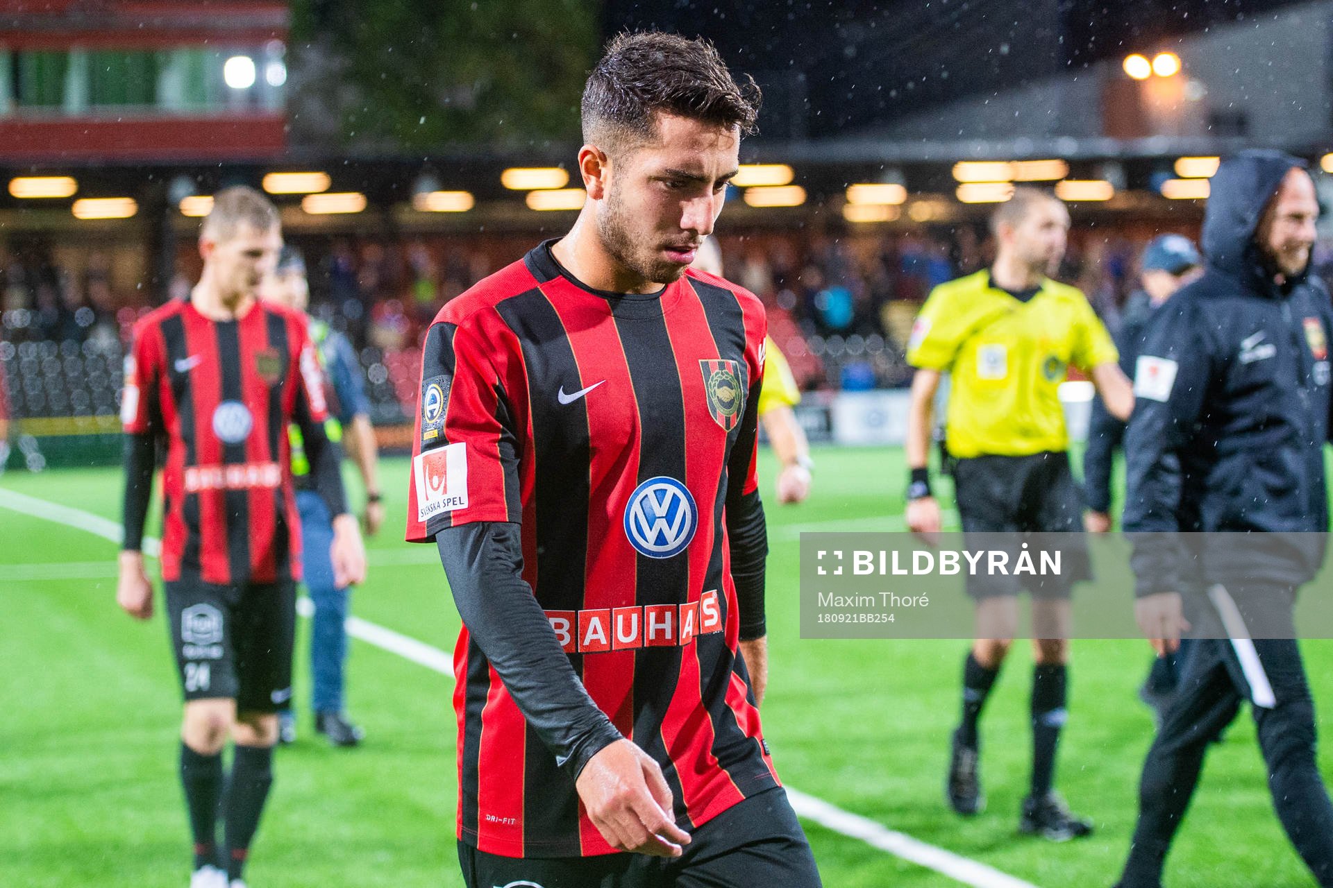 Brommapojkarnas Moustafa Zeidan deppar