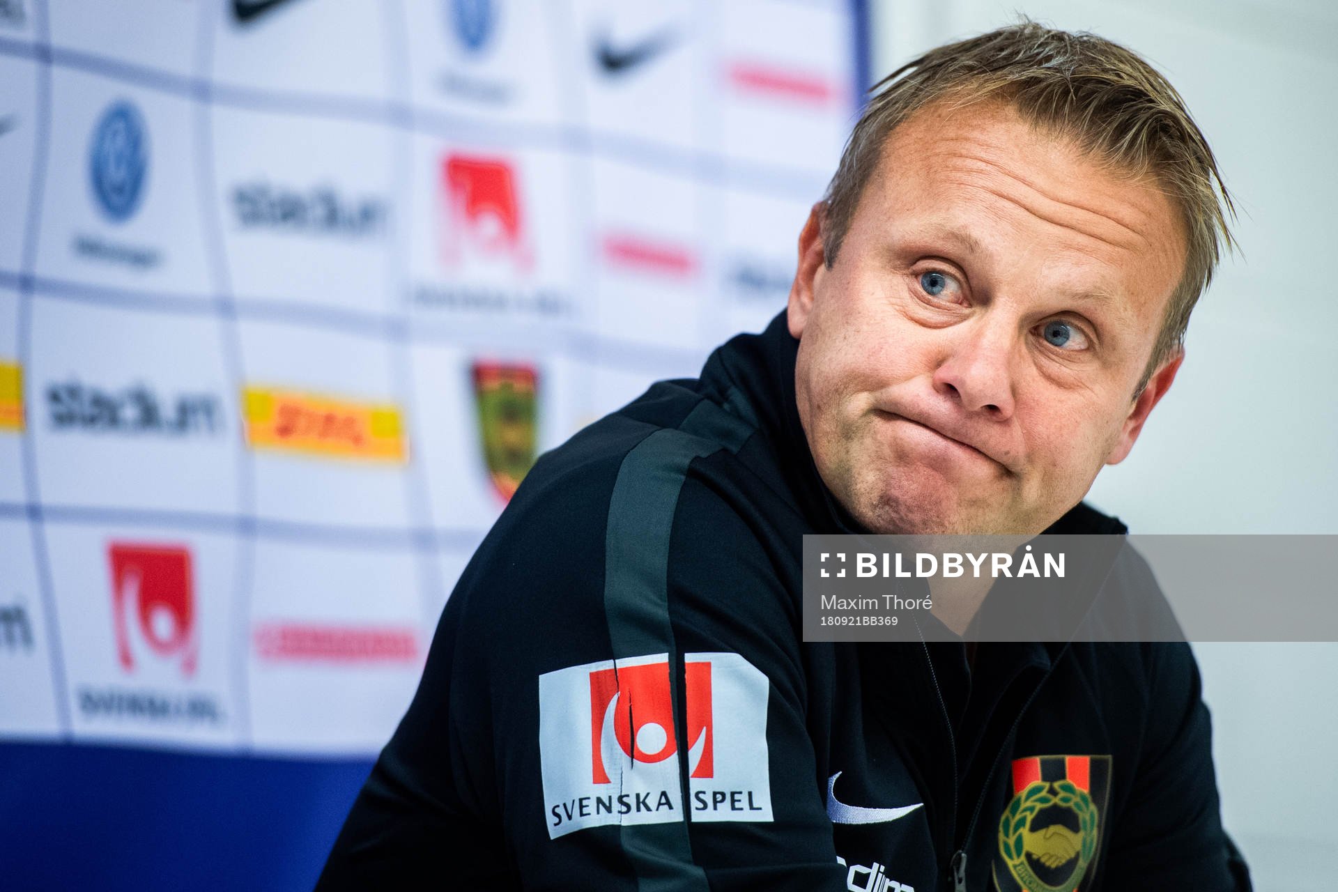 Brommapojkarnas tränare Roberth Björknesjö