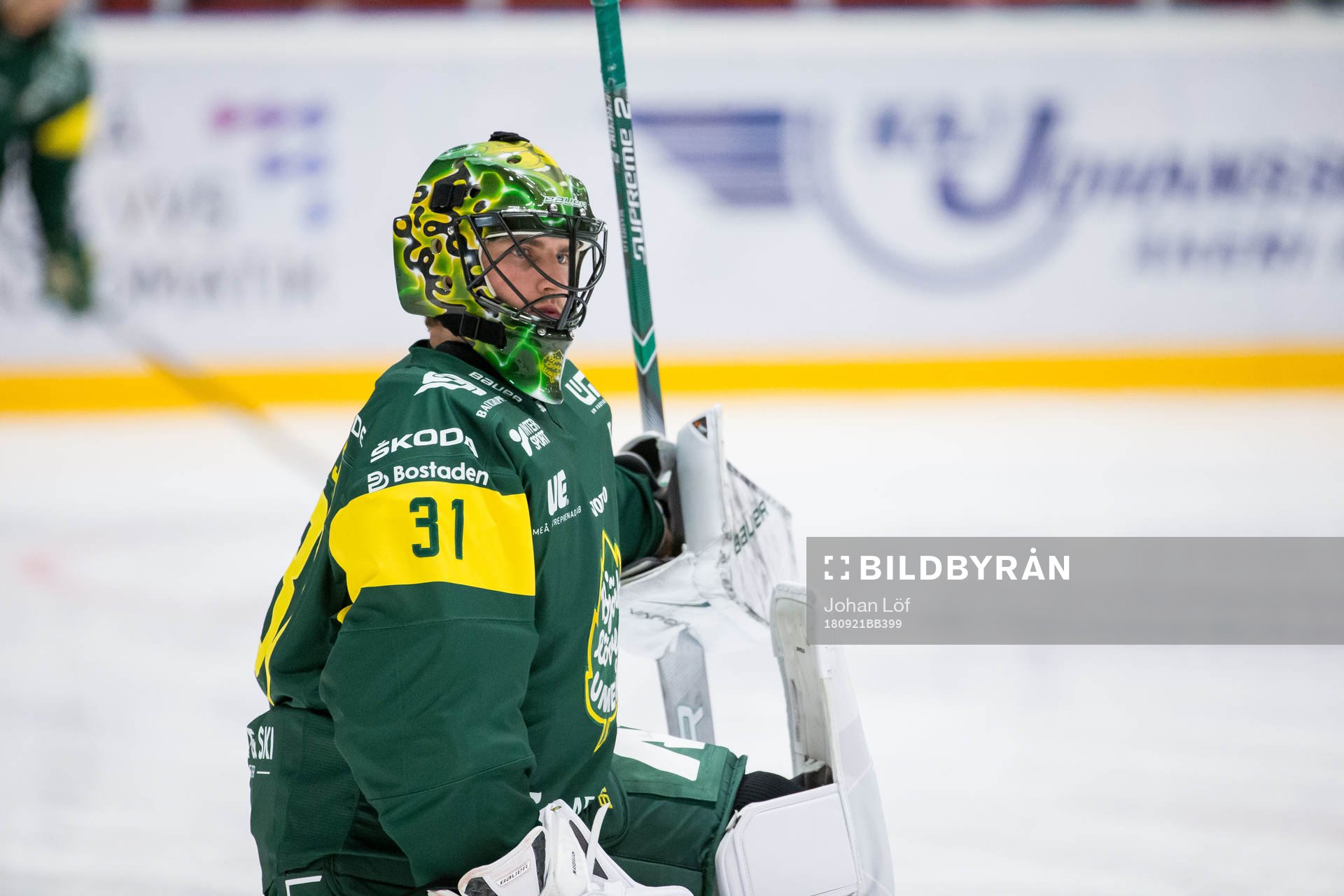 Björklövens målvakt Oscar Masiello