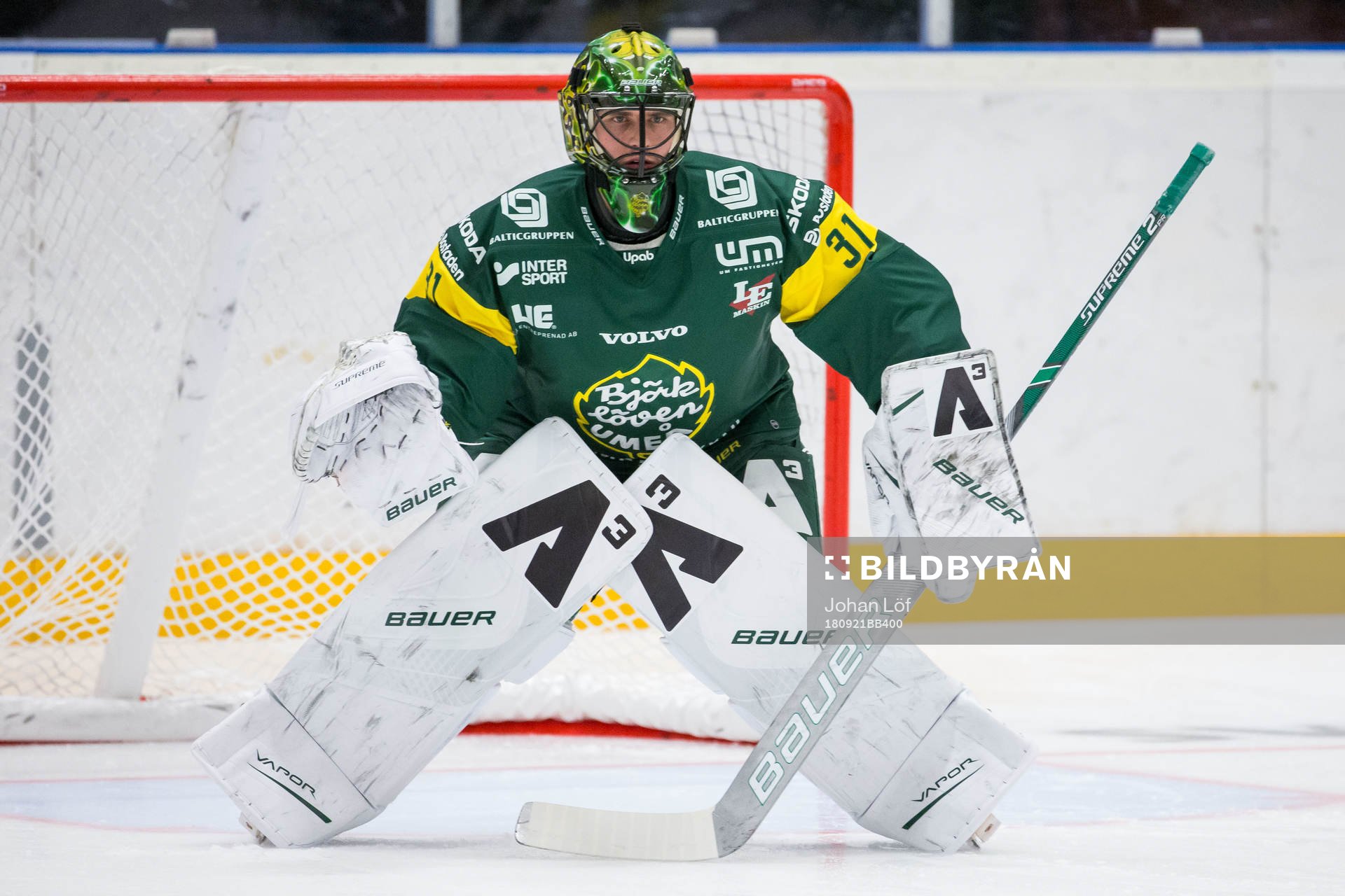 Björklövens målvakt Oscar Masiello