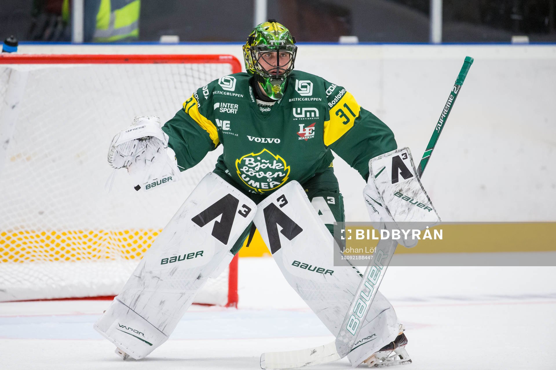 Björklövens målvakt Oscar Masiello