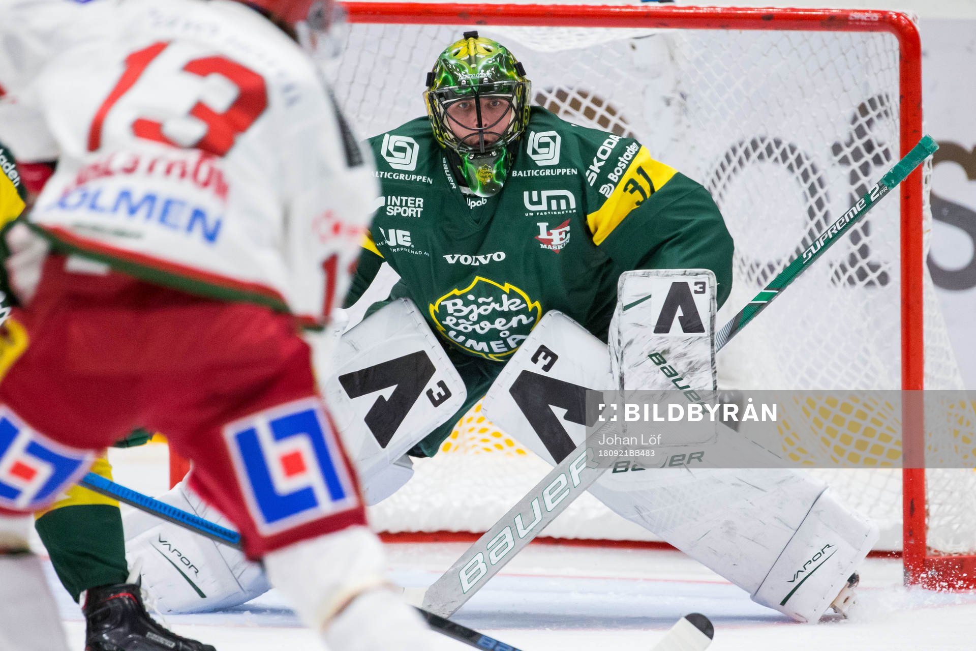 Björklövens målvakt Oscar Masiello