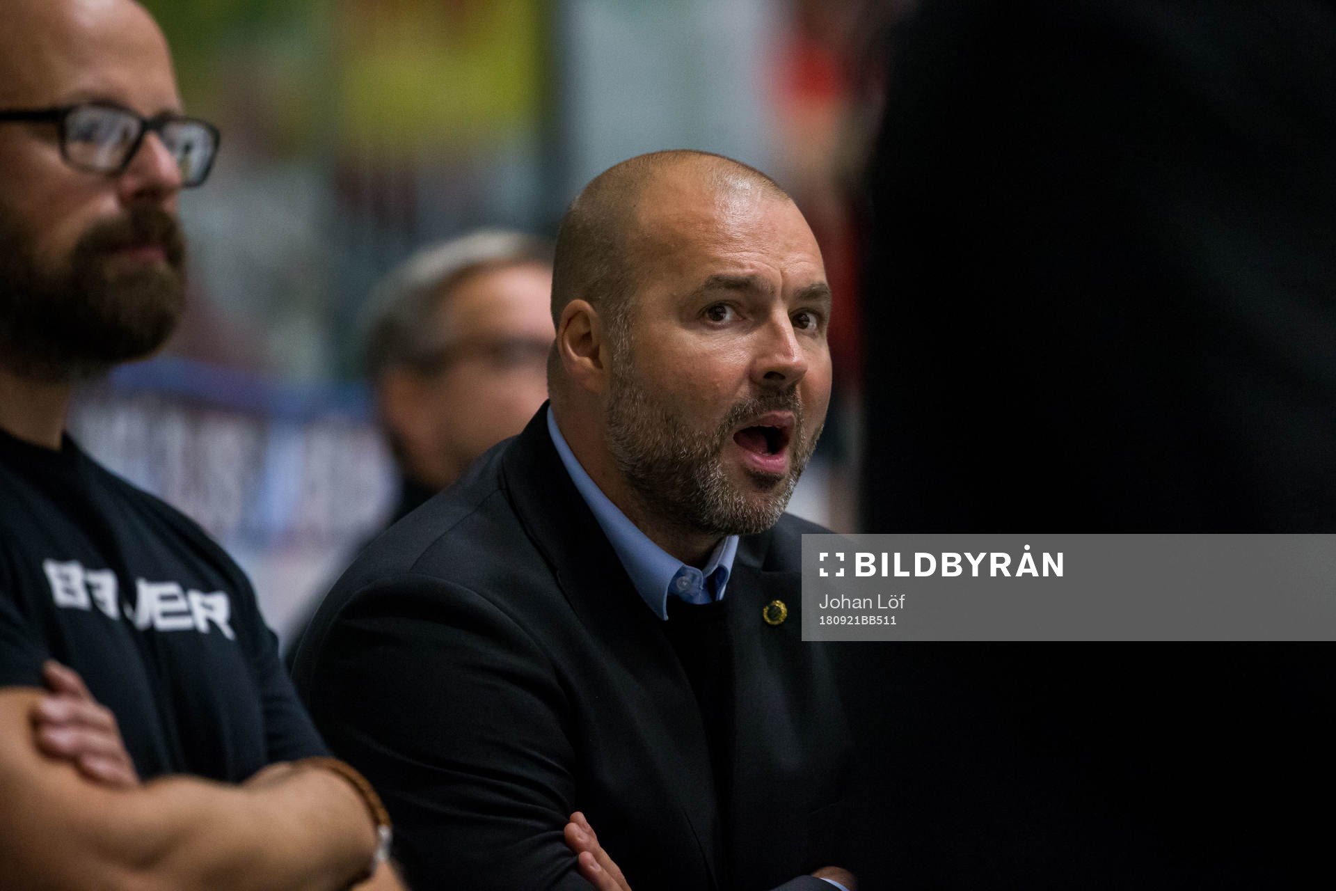 Björklövens assisterande tränare Jesper Jäger