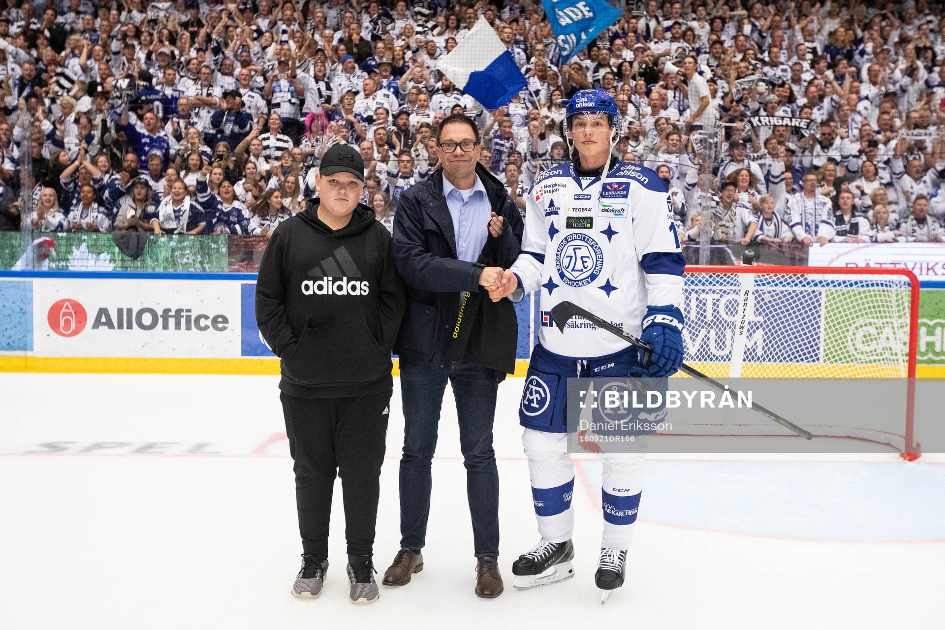 Leksands Wilde Bröms  utsedd till matchens lirare i