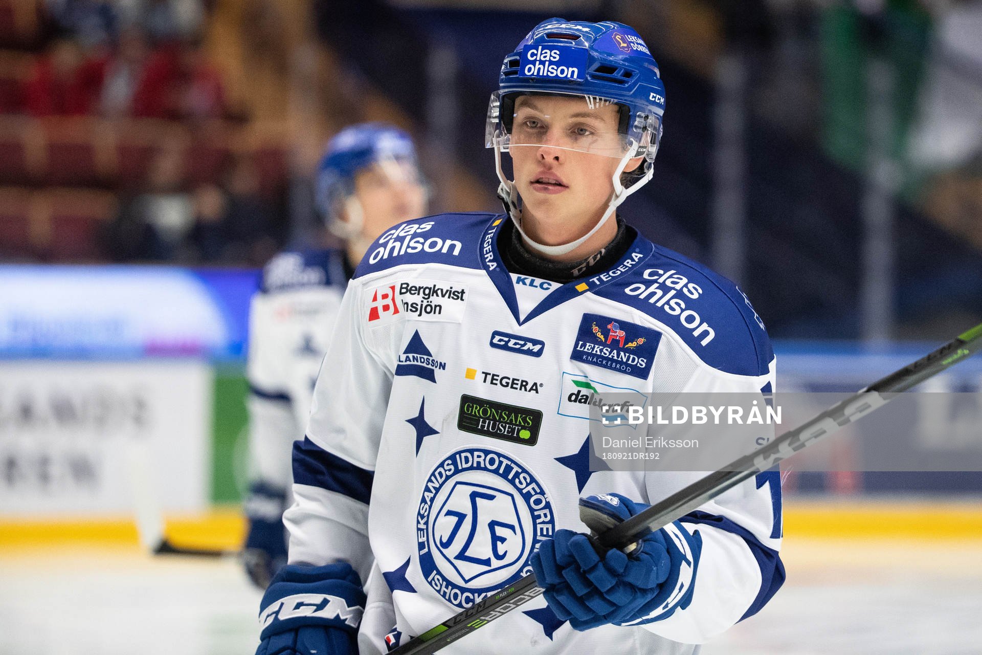 Leksands Wilde Bröms   i ishockeymatchen i