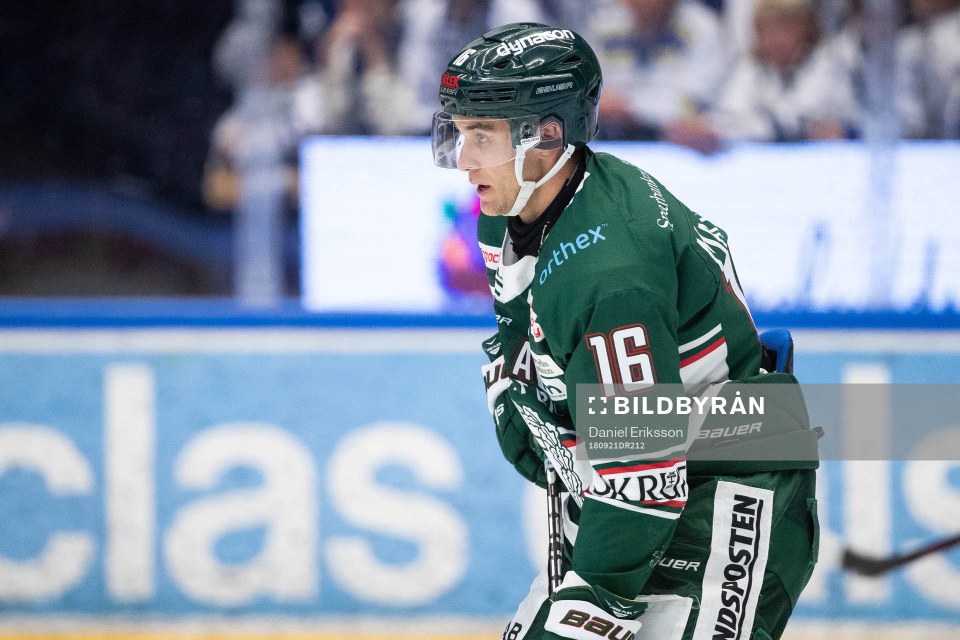 Tingsryds Mark Macmillan  i ishockeymatchen i