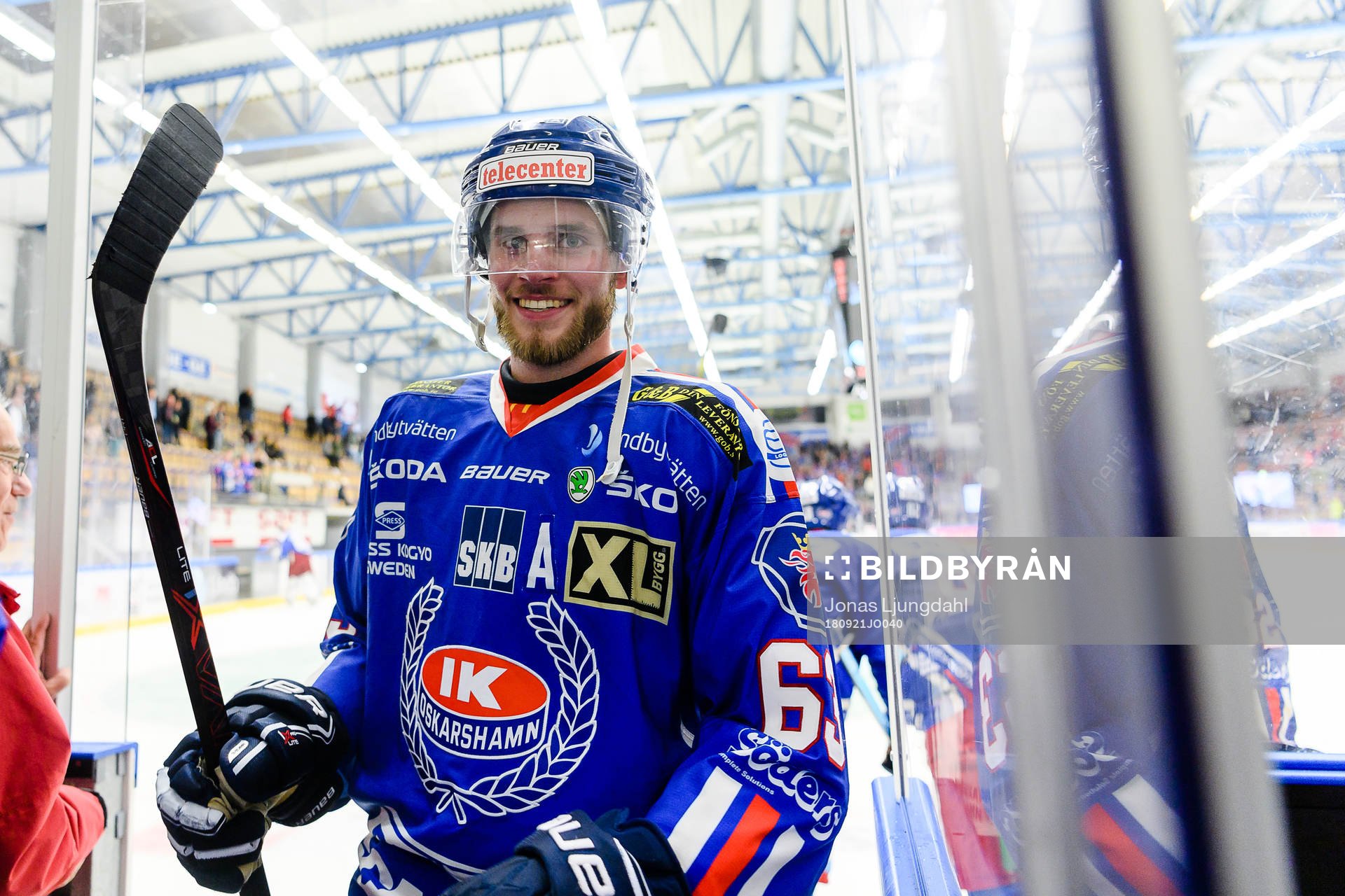 Oskarshamns Robin Söderqvist jublar