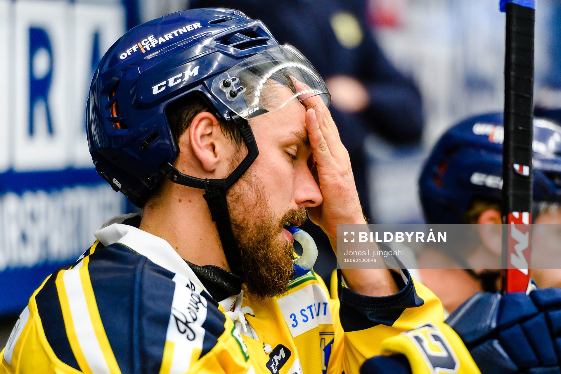 Södertäljes Mikael Ahlén deppar
