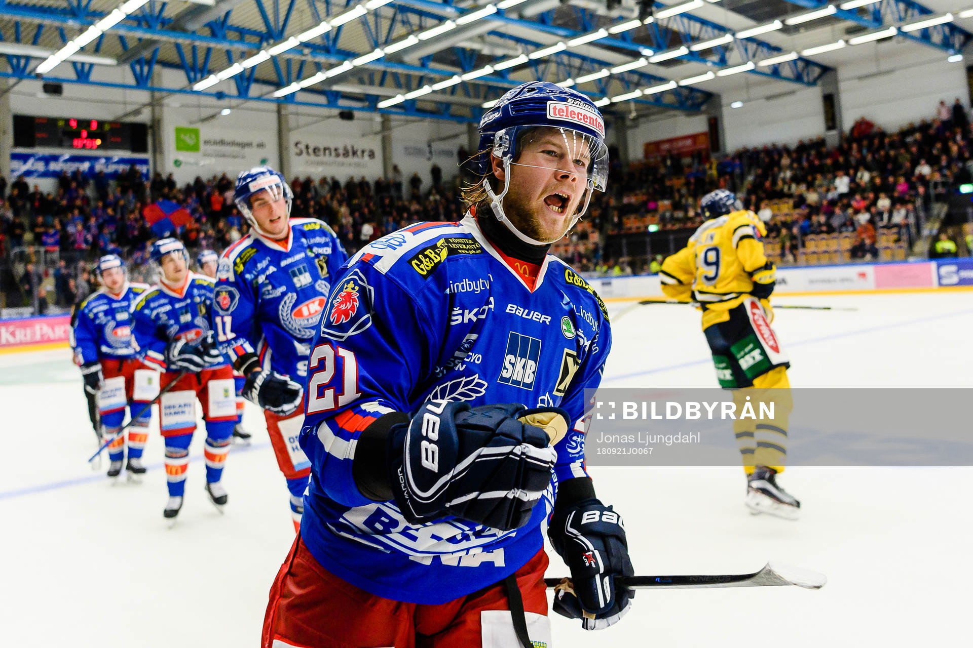 Oskarshamns Victor Öhman jublar