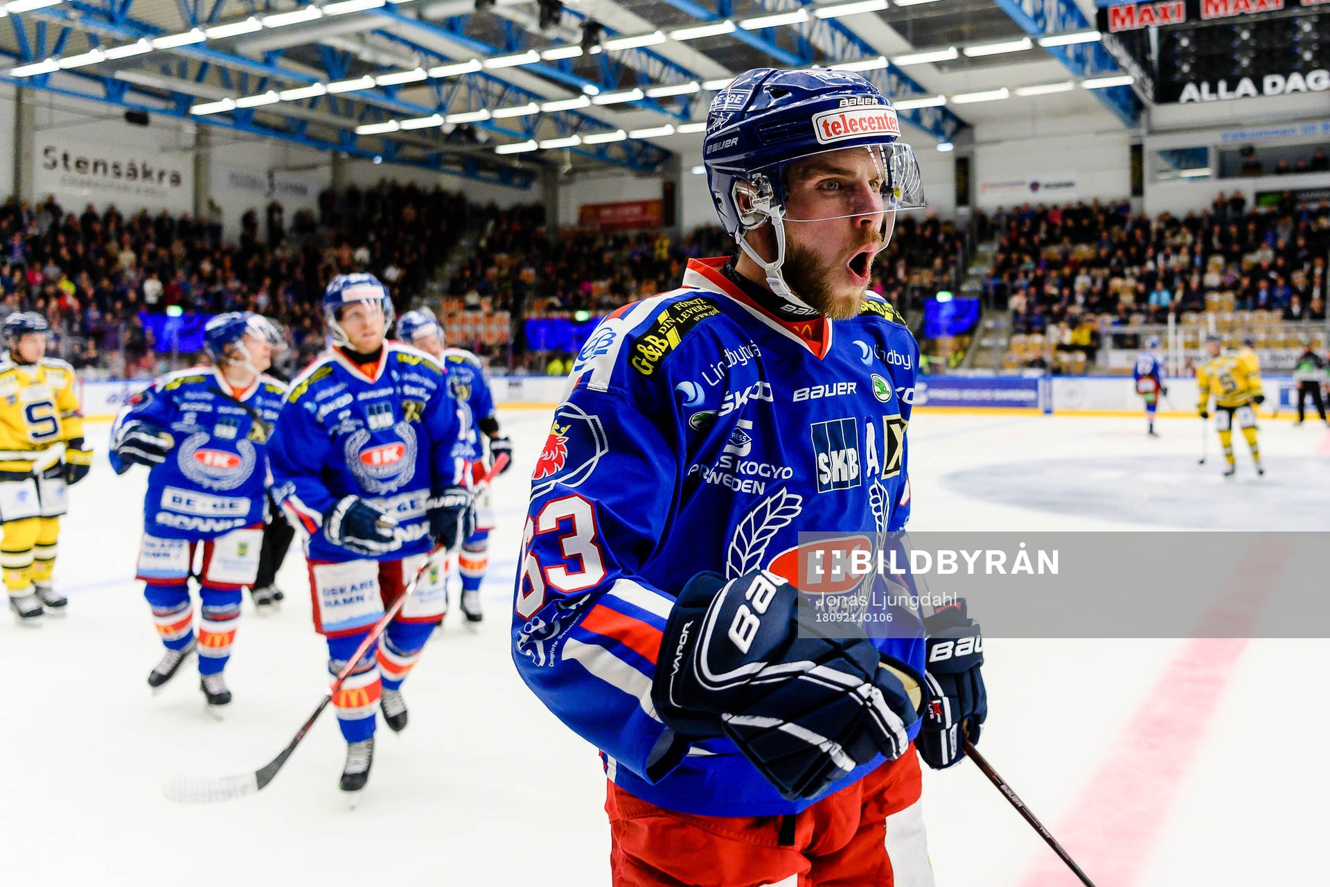 Oskarshamns Robin Söderqvist jublar