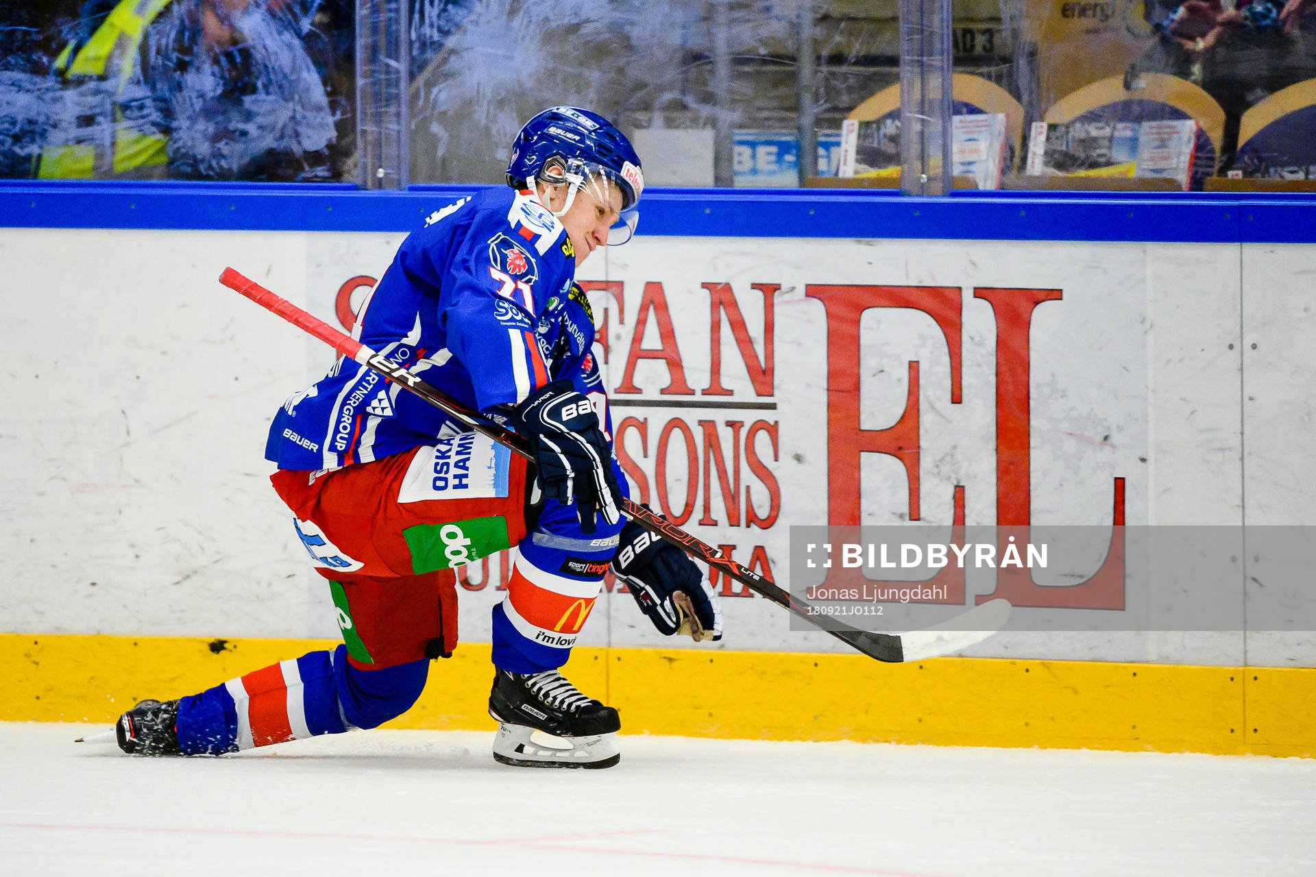 Oskarshamns Filip Sveningsson jublar