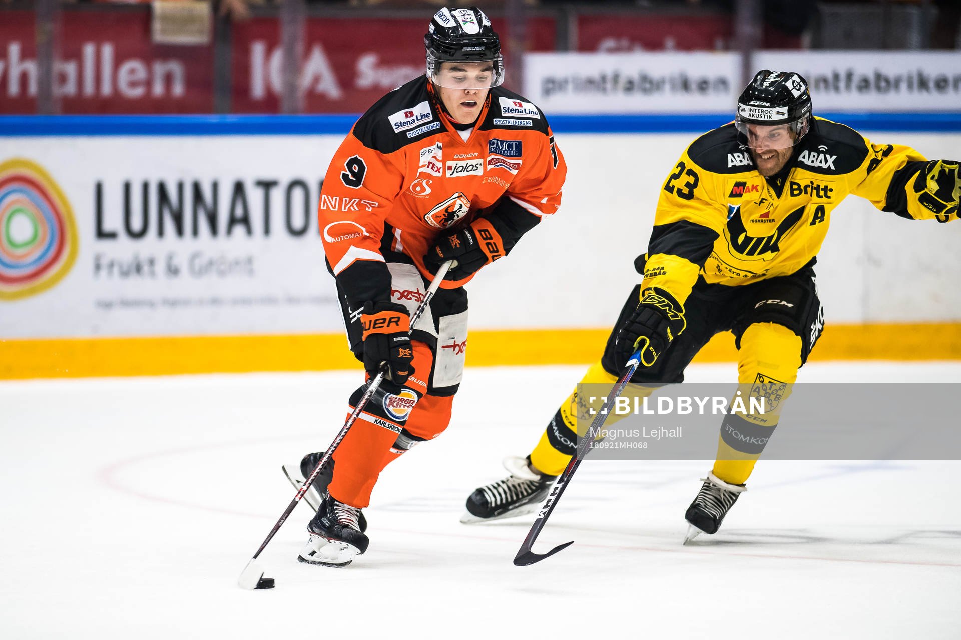 Karlskronas Axel Sundberg  och Västerås Kenny Källström