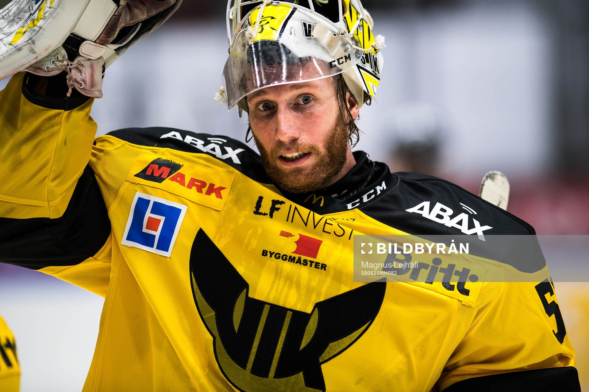 Västerås målvakt Marcus Dahlbom