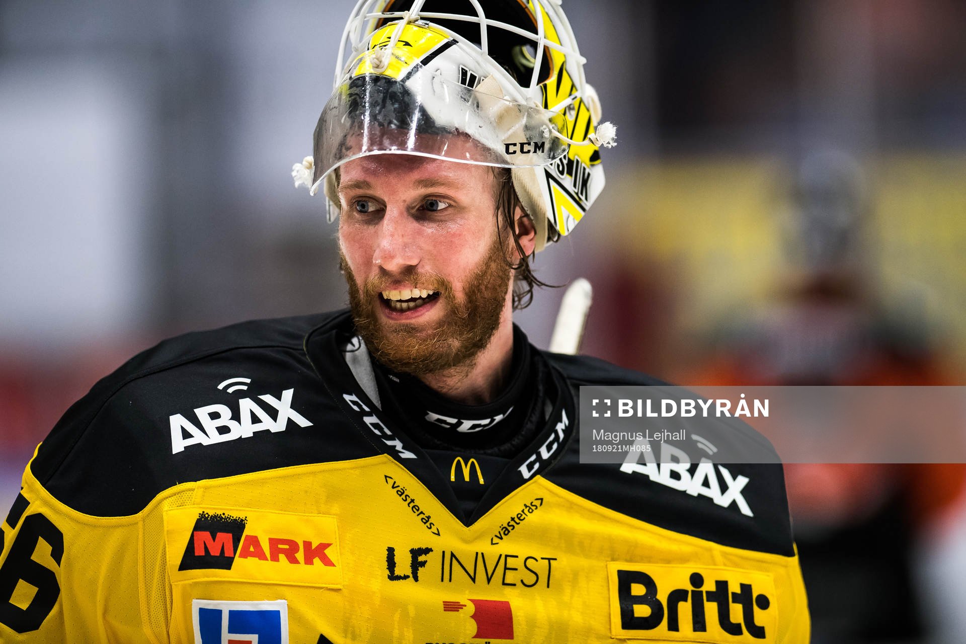 Västerås målvakt Marcus Dahlbom