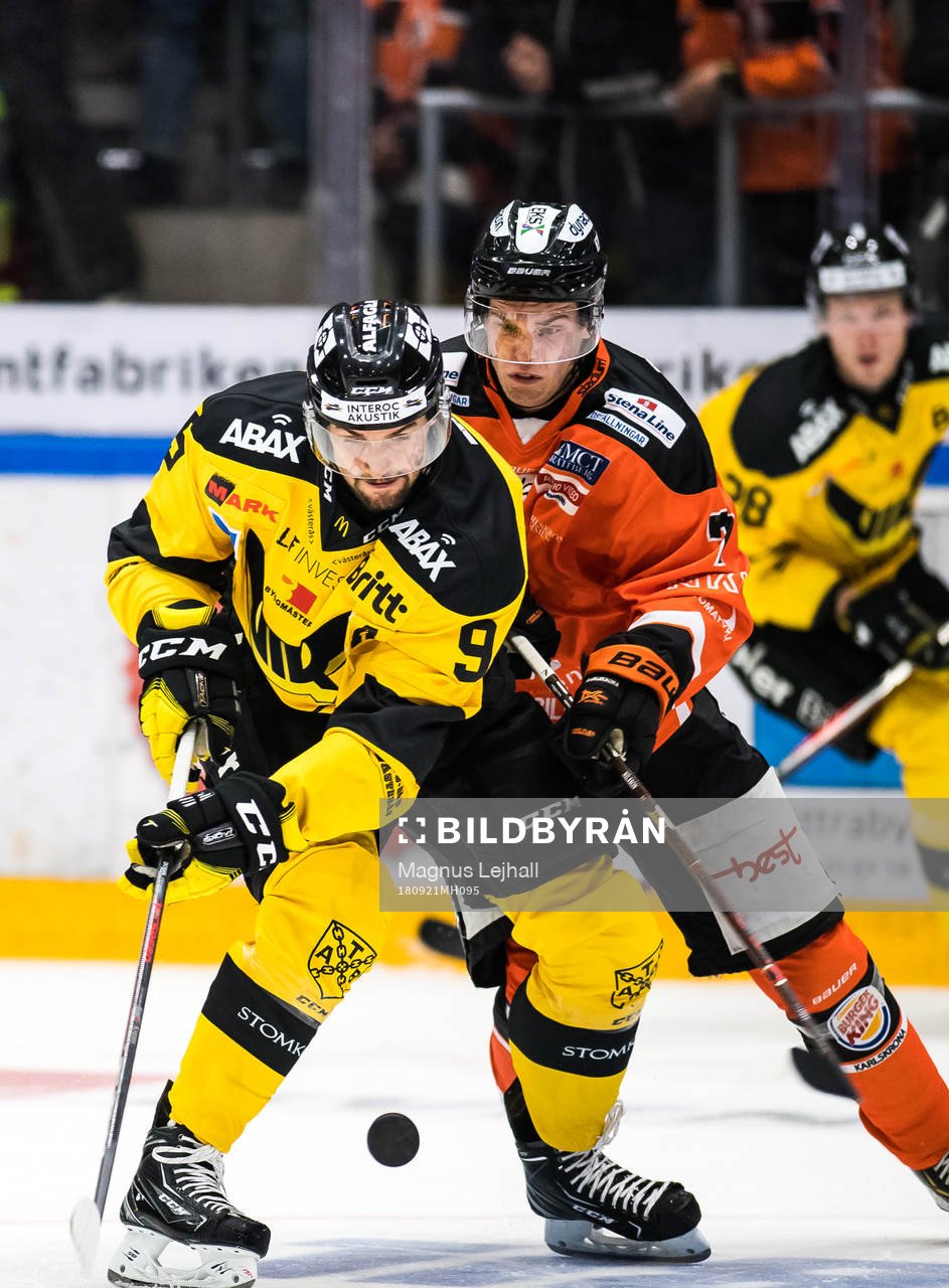 Västerås Mikael Frycklund  och Karlskronas August Nilsson