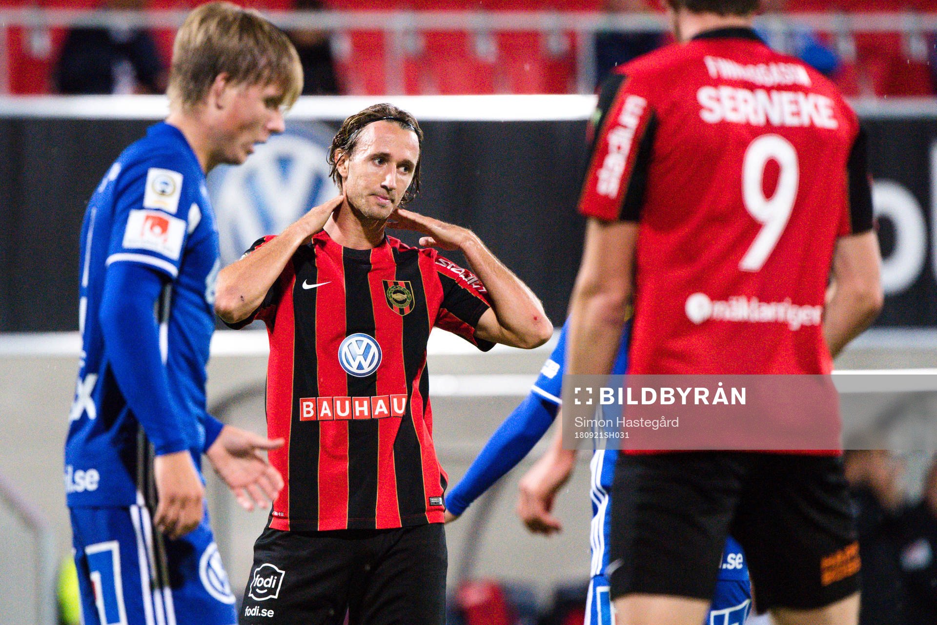 Brommapojkarnas Philip Hellqvist  deppar