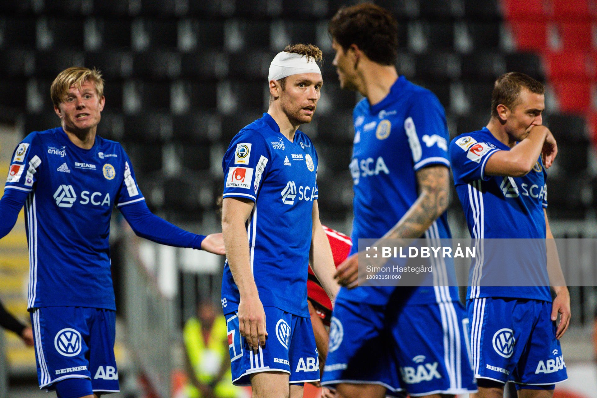 Sundsvalls David Myrestam med bandage